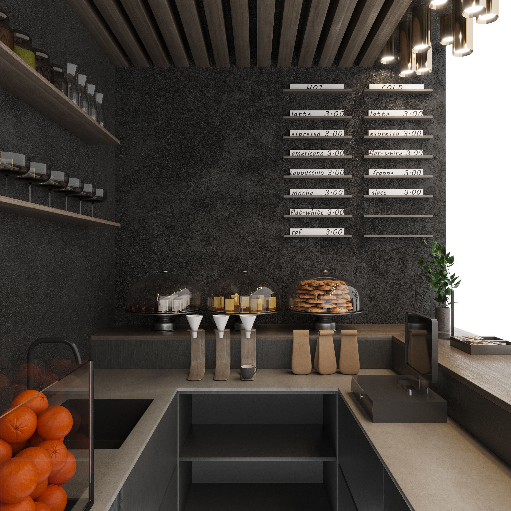 Coffee house 3D model_6