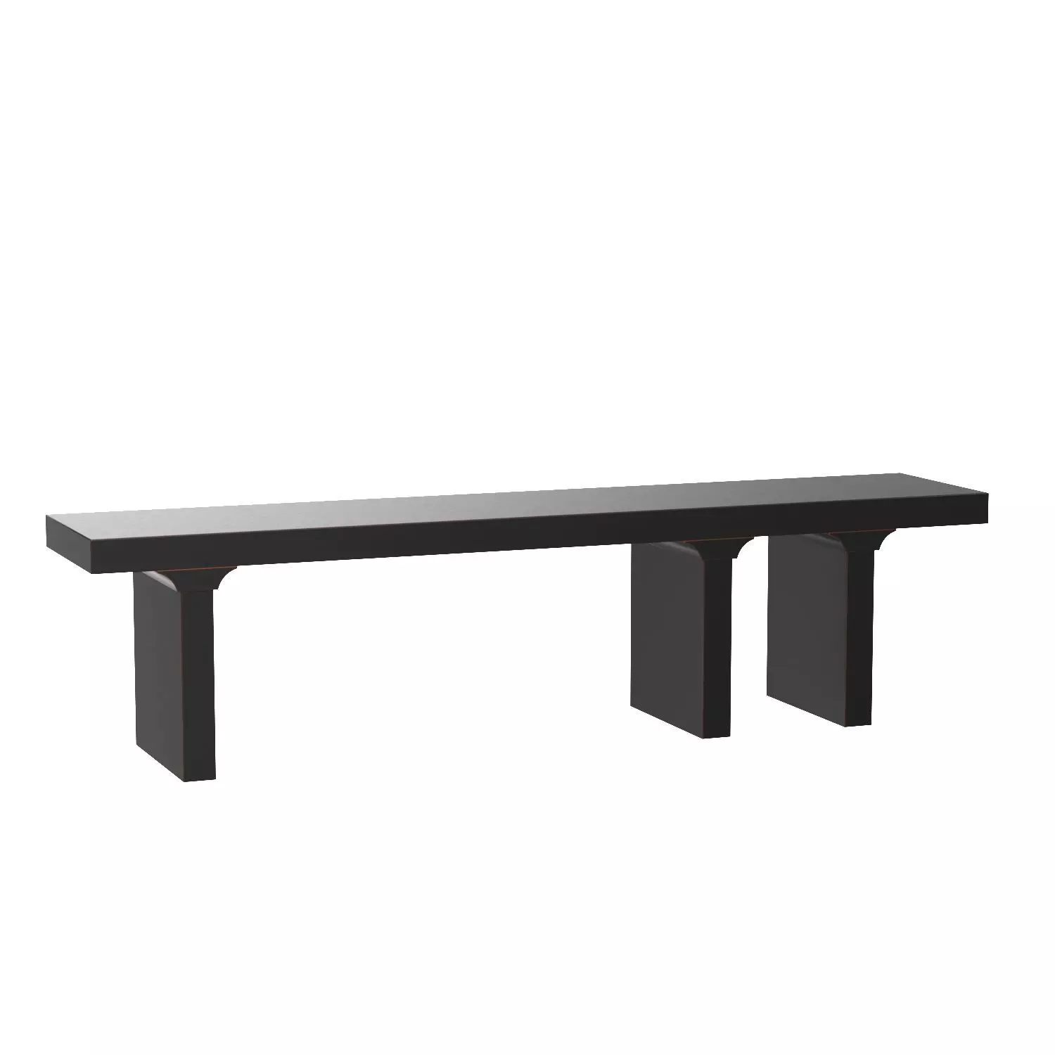Kir Bench Hand Rubbed Black 3D model_0