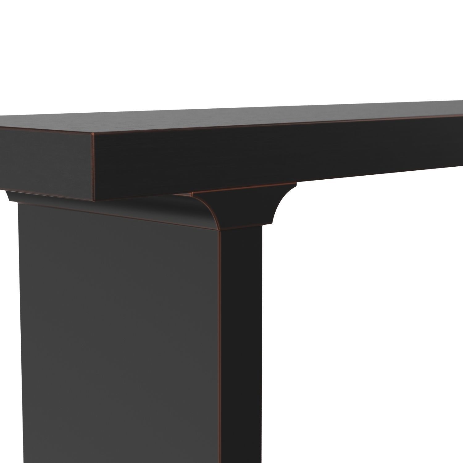 Kir Bench Hand Rubbed Black 3D model_3