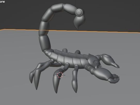 Stylized Scorpion Low-poly 3D model_14