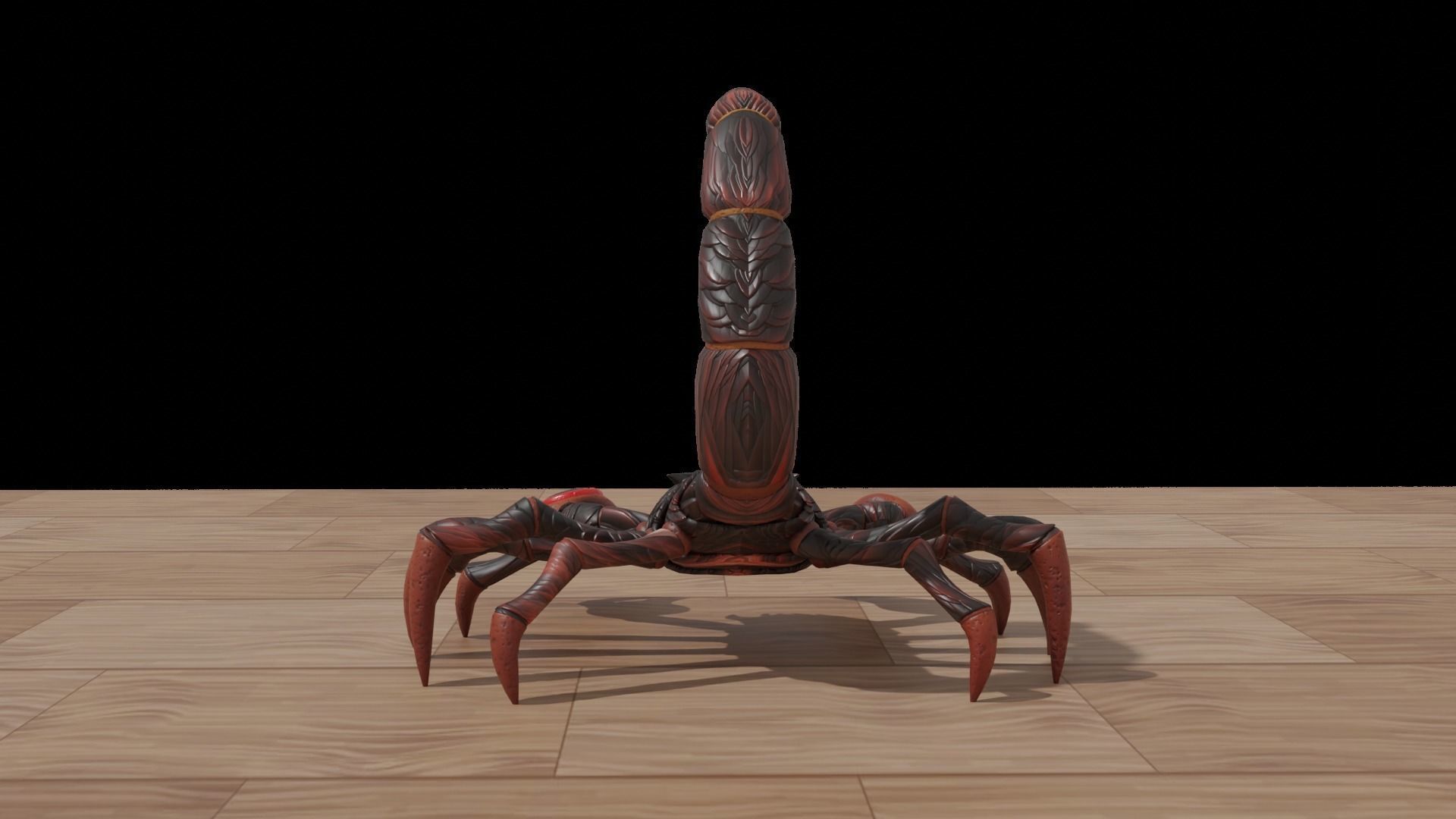 Stylized Scorpion Low-poly 3D model_8