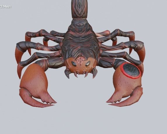 Stylized Scorpion Low-poly 3D model_30