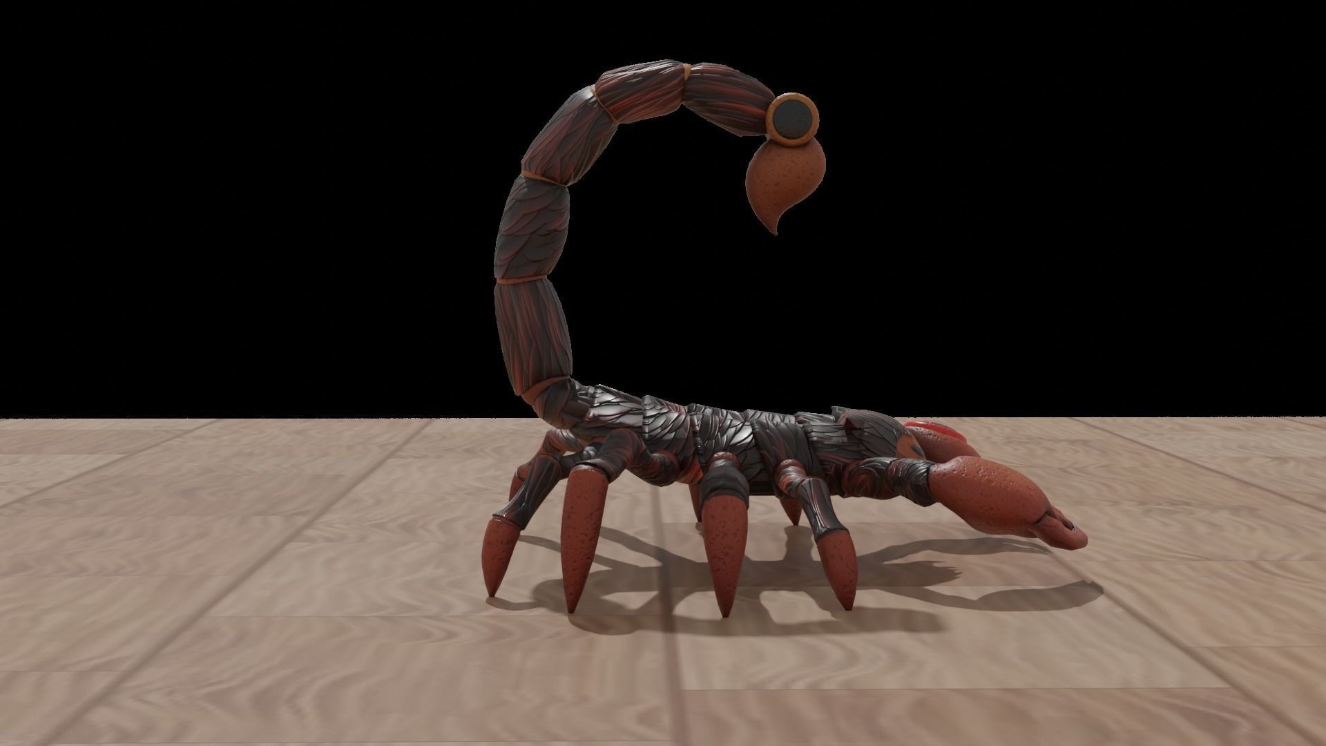 Stylized Scorpion Low-poly 3D model_7