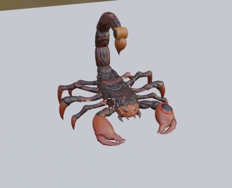 Stylized Scorpion Low-poly 3D model_23
