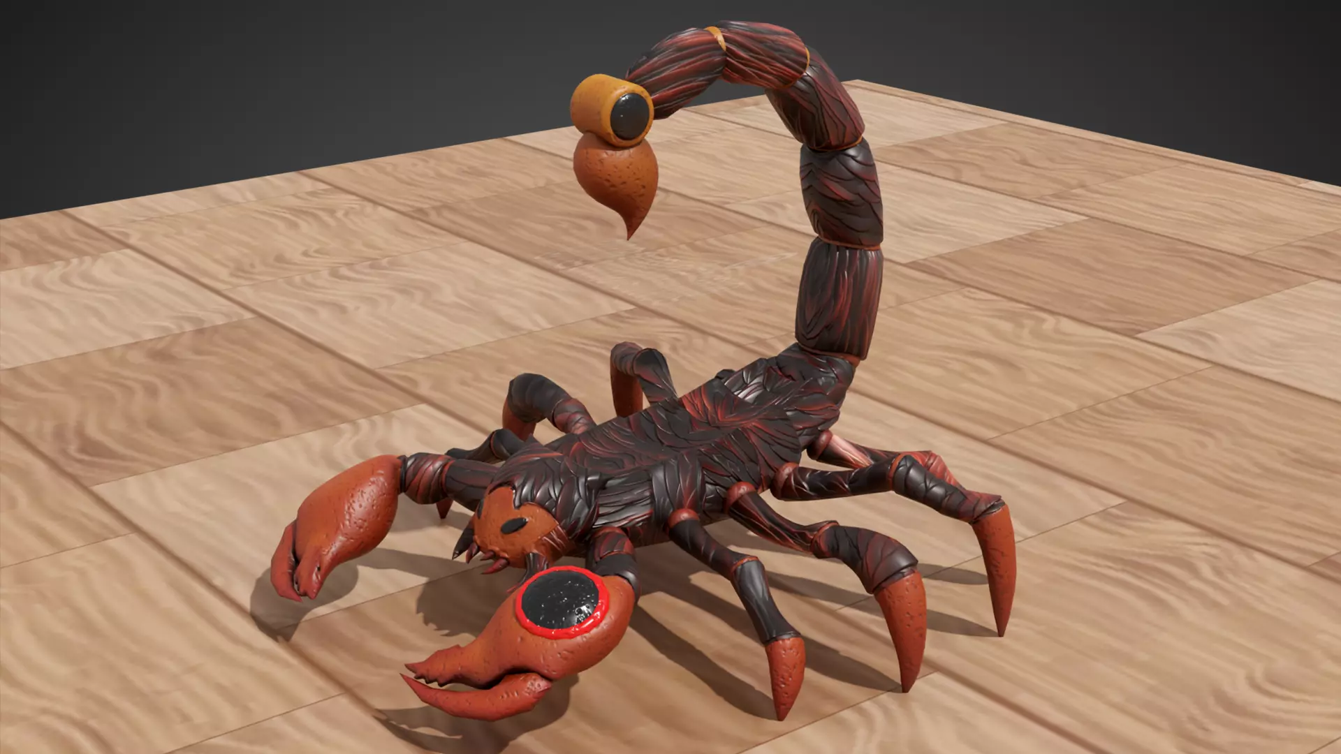 Stylized Scorpion Low-poly 3D model_0