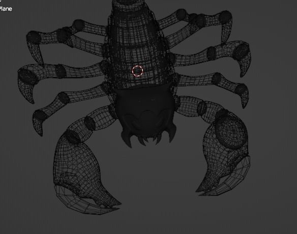 Stylized Scorpion Low-poly 3D model_24