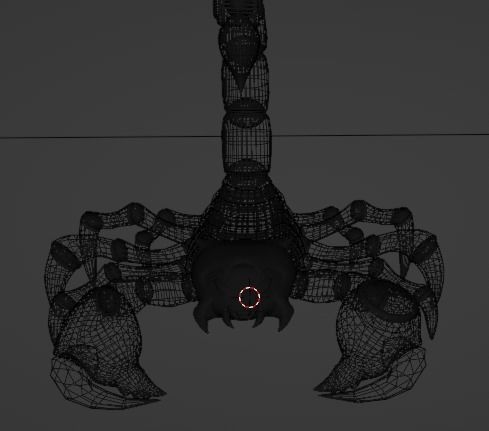 Stylized Scorpion Low-poly 3D model_22