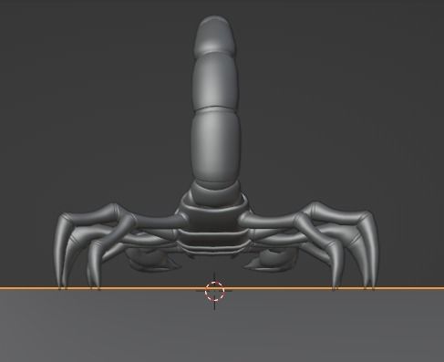 Stylized Scorpion Low-poly 3D model_20