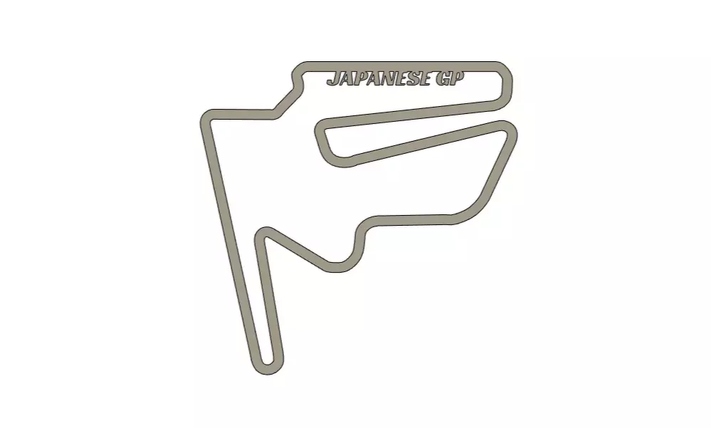 2025 Japanese MotoGP Racing Track 3D print model_0
