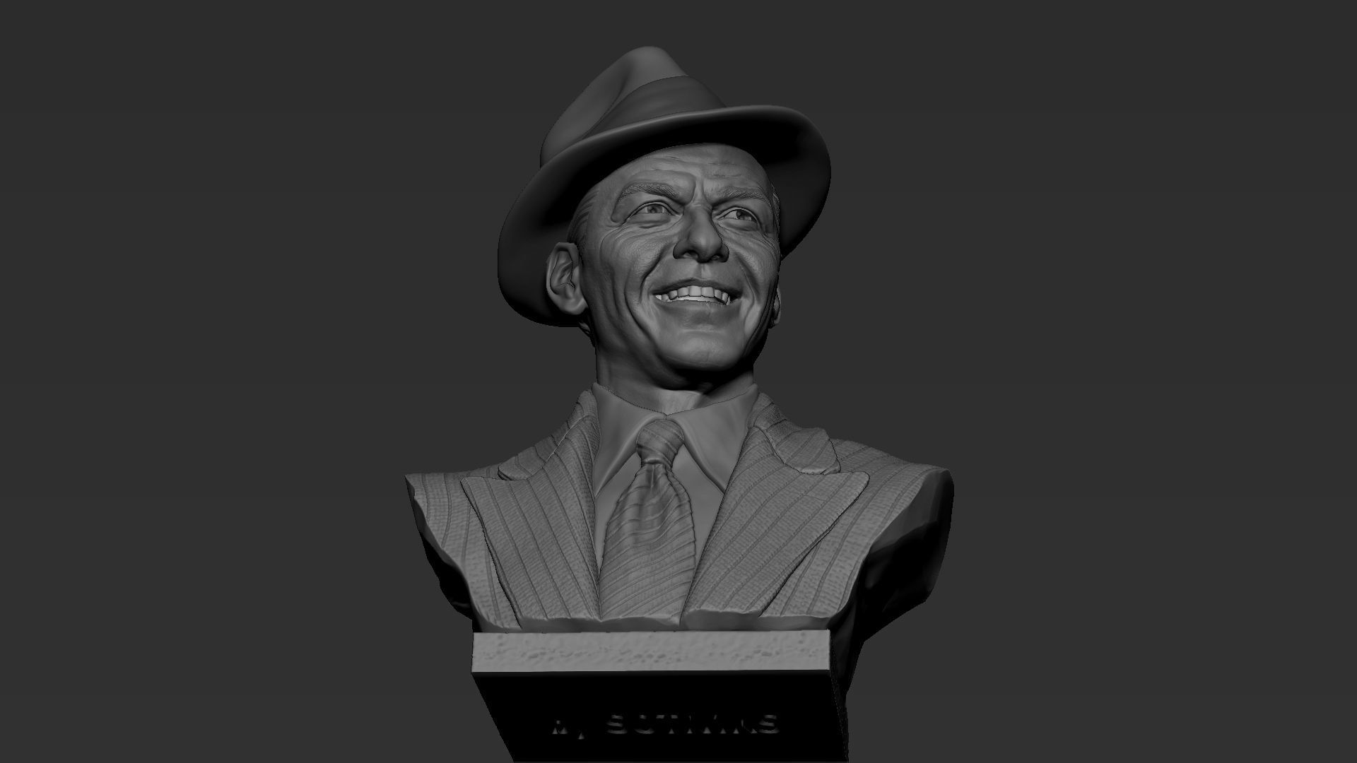 Frank Sinatra 3D print model_28