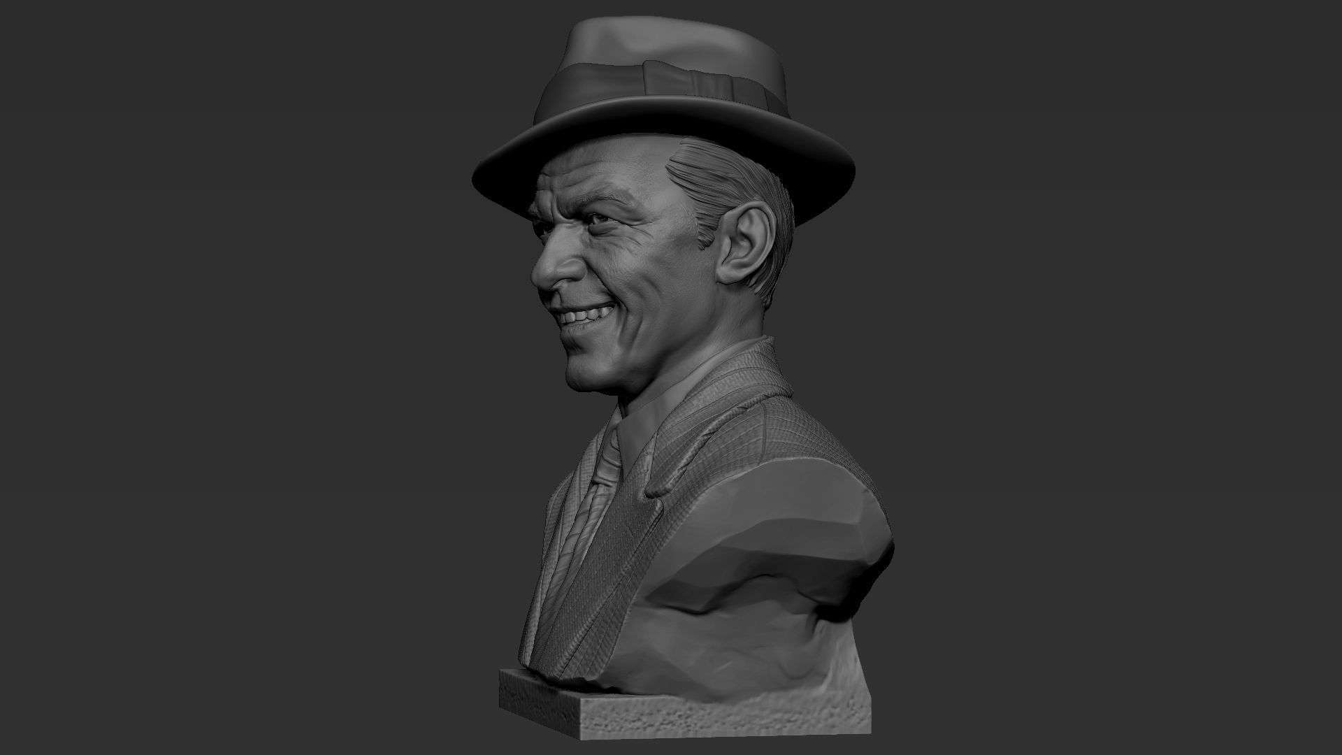 Frank Sinatra 3D print model_39