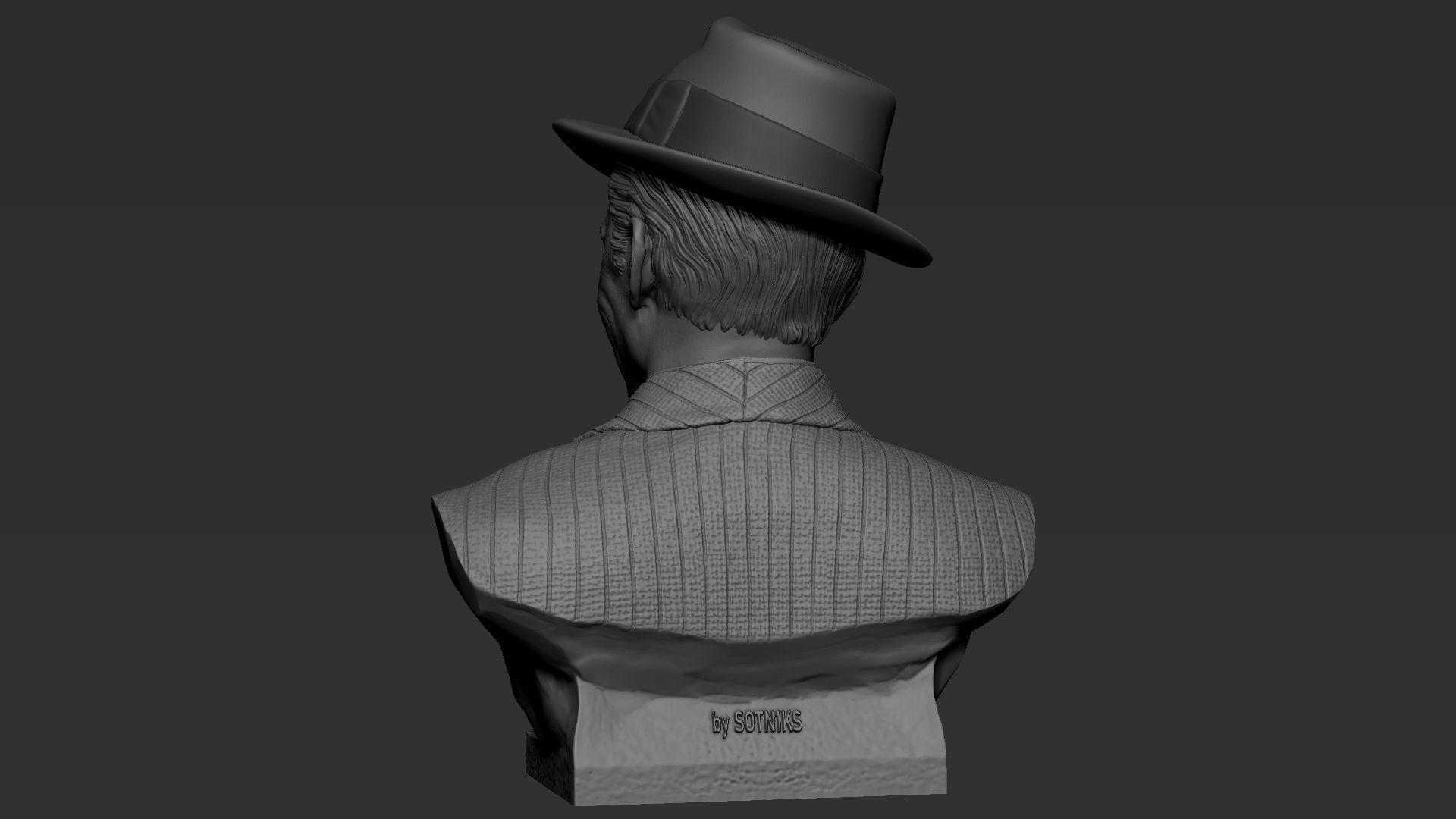 Frank Sinatra 3D print model_10