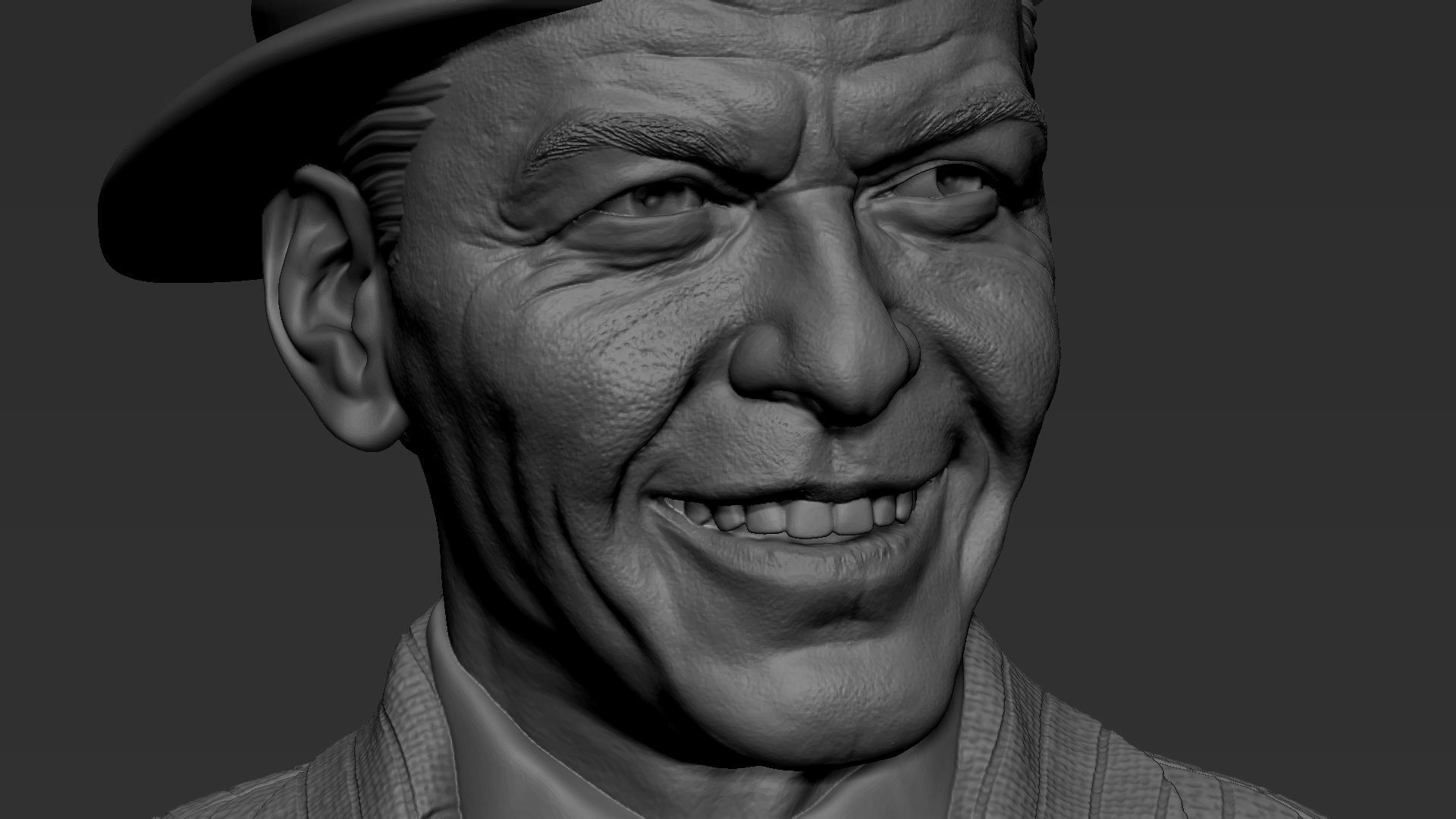Frank Sinatra 3D print model_30