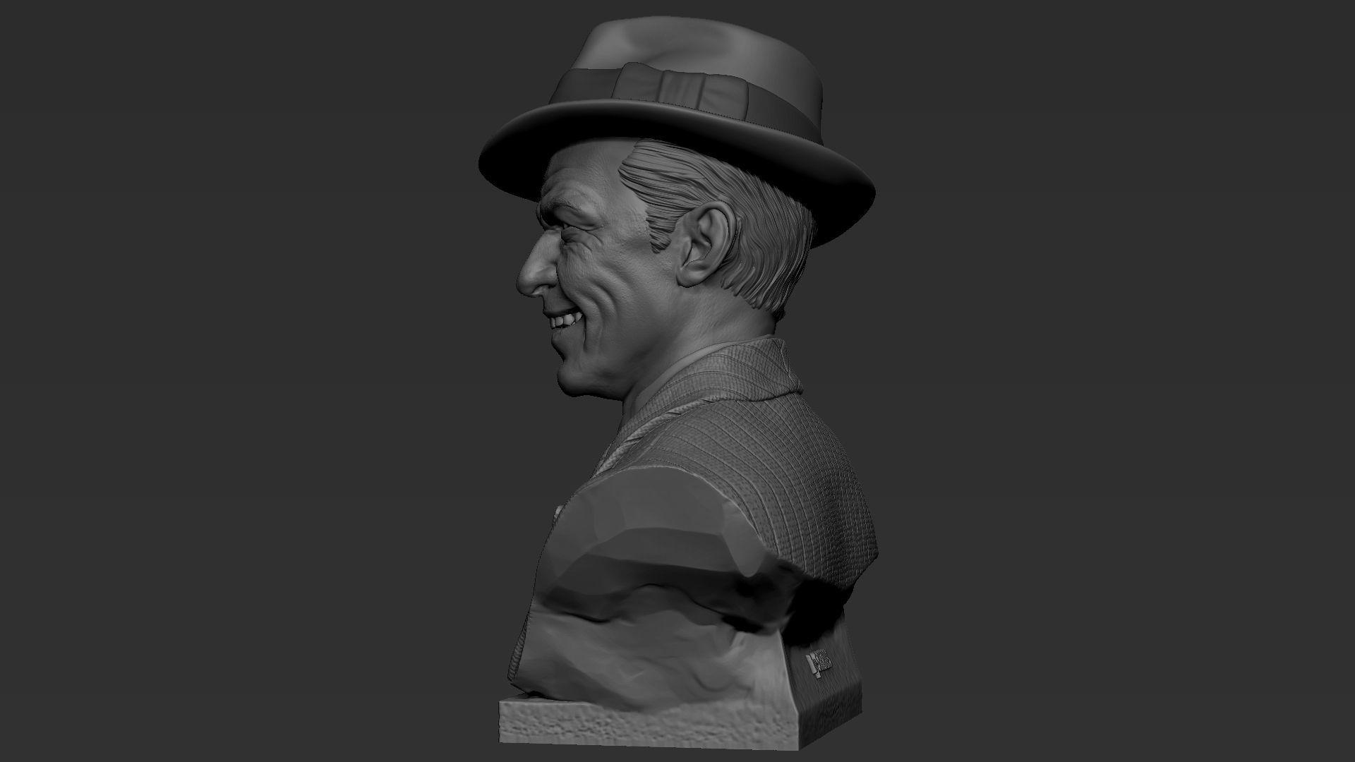 Frank Sinatra 3D print model_4