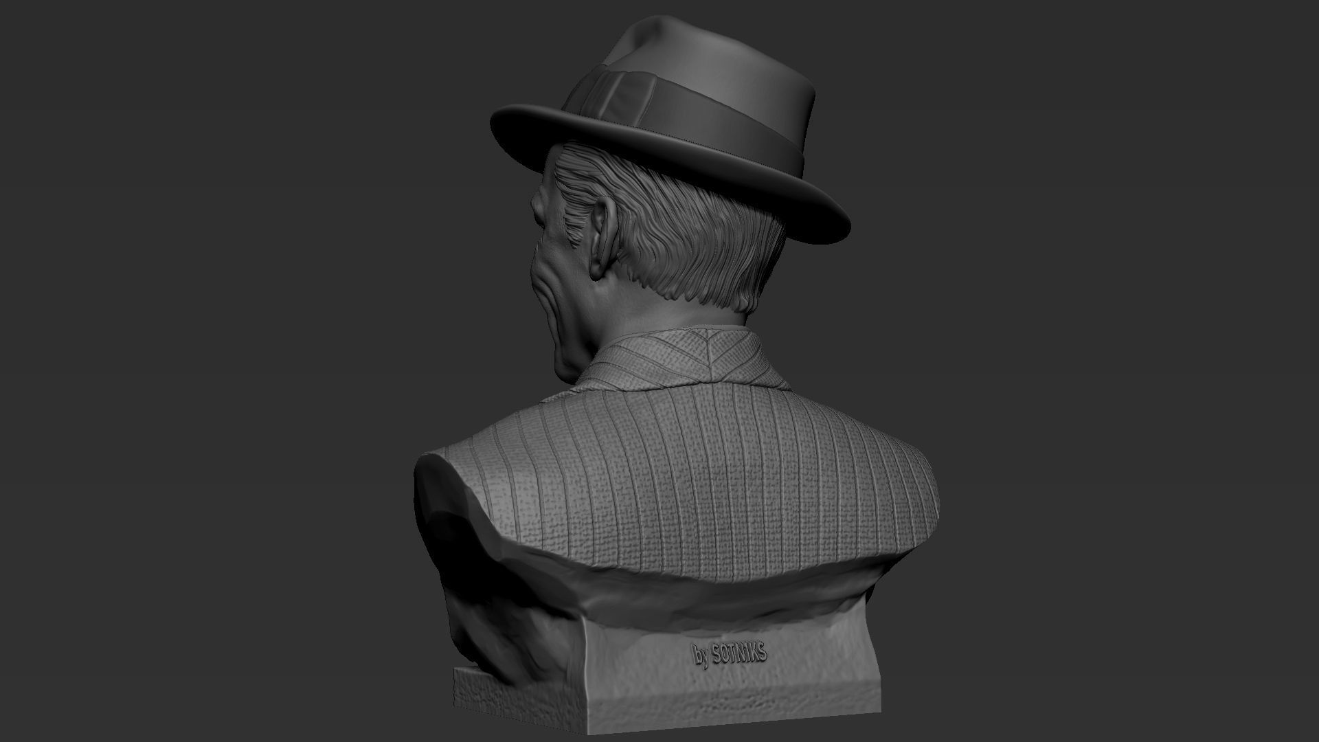 Frank Sinatra 3D print model_8