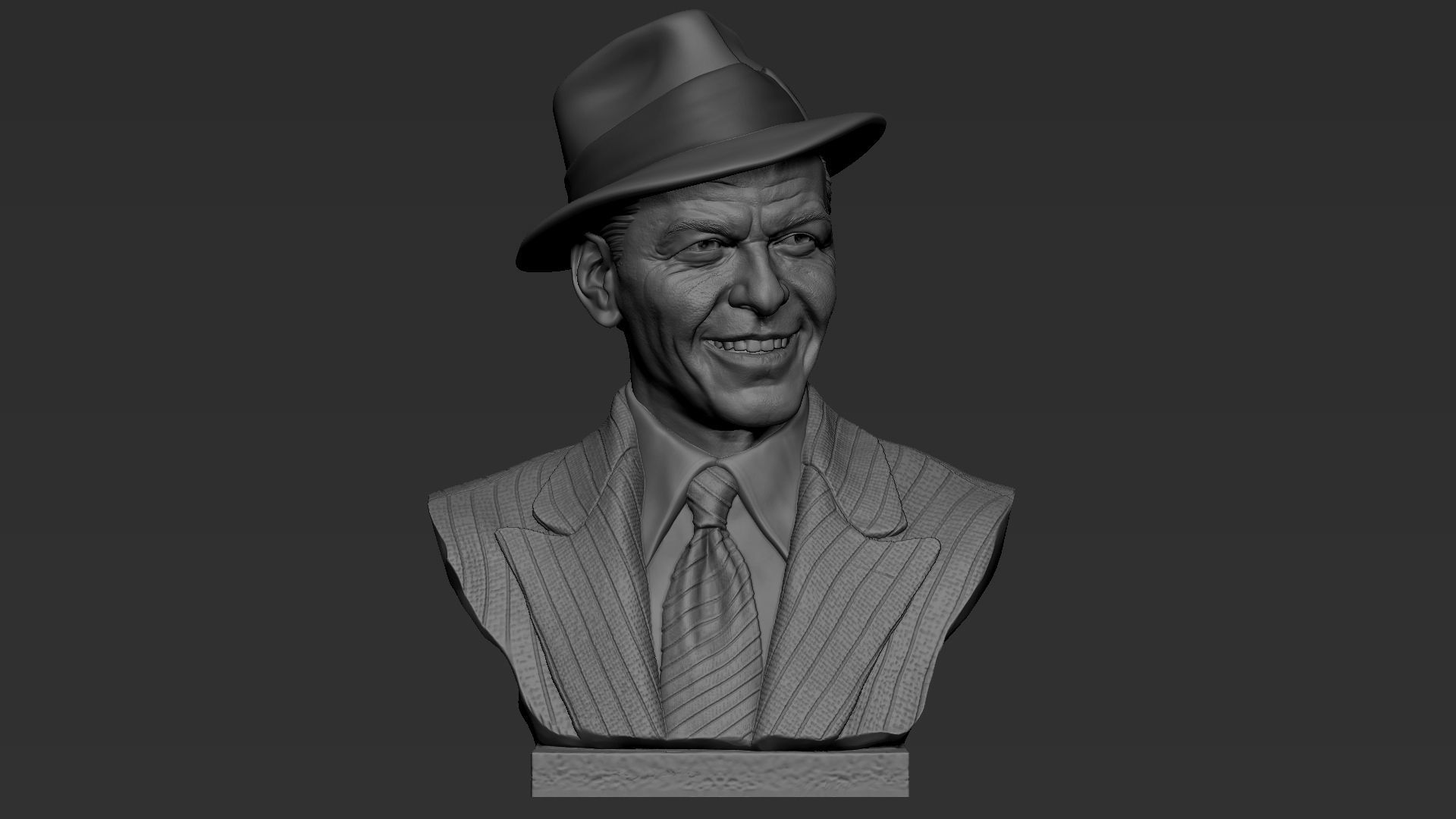 Frank Sinatra 3D print model_2