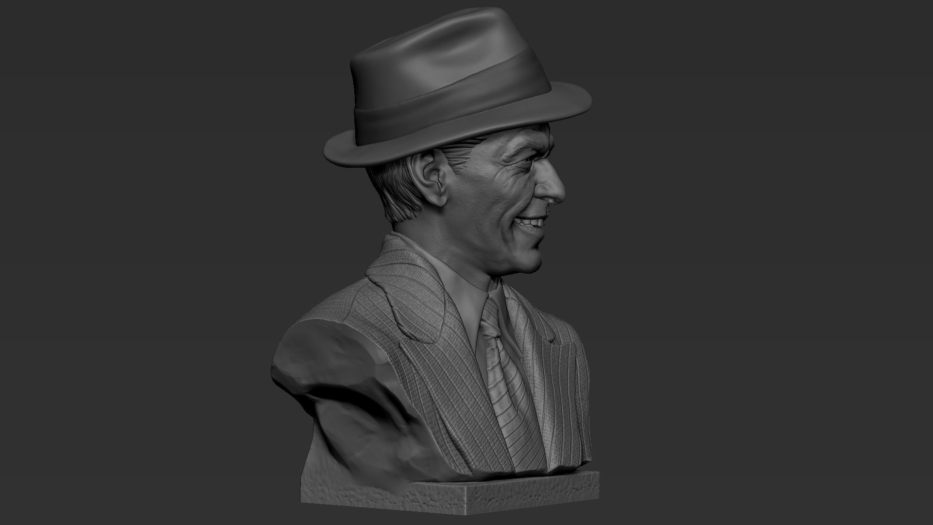 Frank Sinatra 3D print model_22