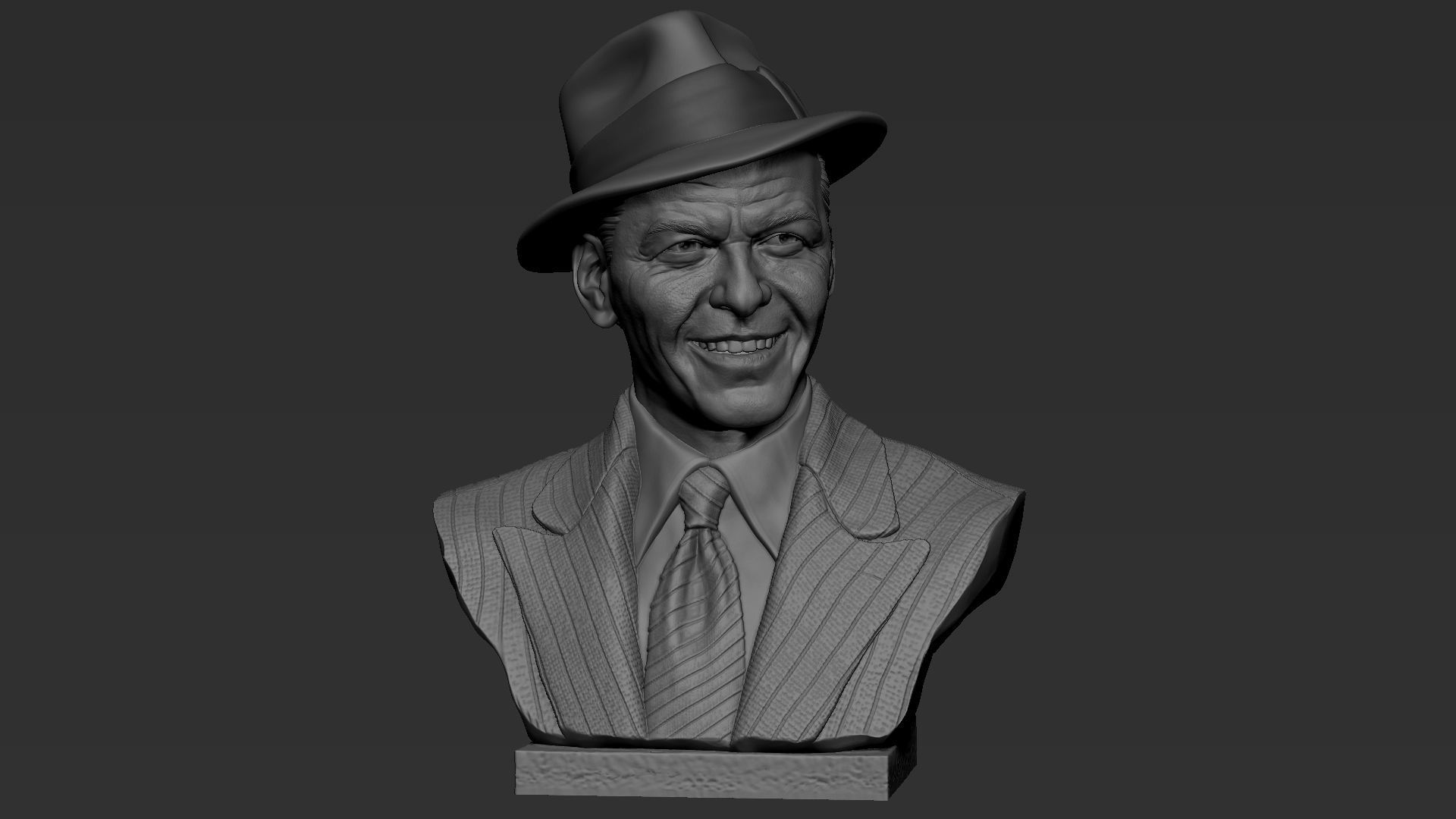 Frank Sinatra 3D print model_13