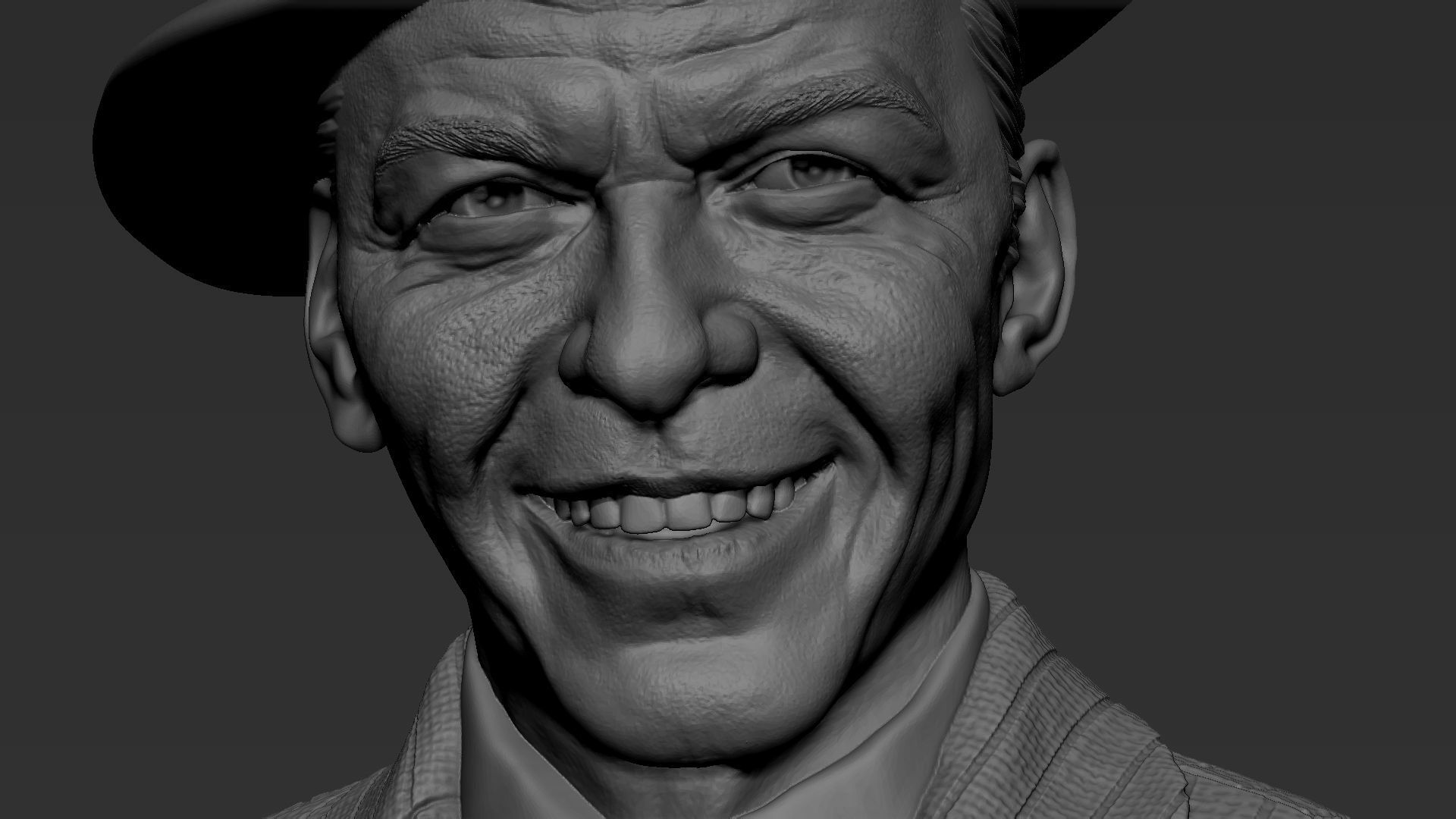 Frank Sinatra 3D print model_31