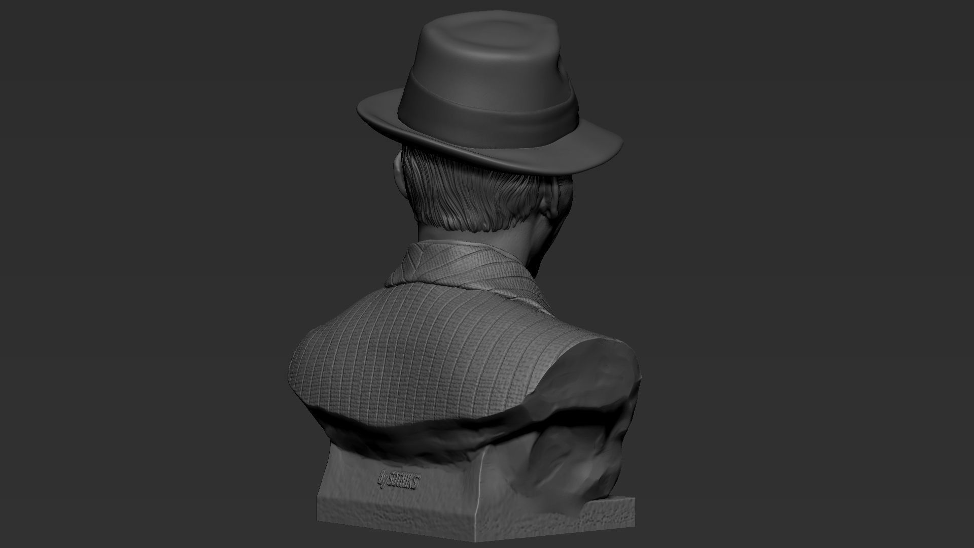 Frank Sinatra 3D print model_16
