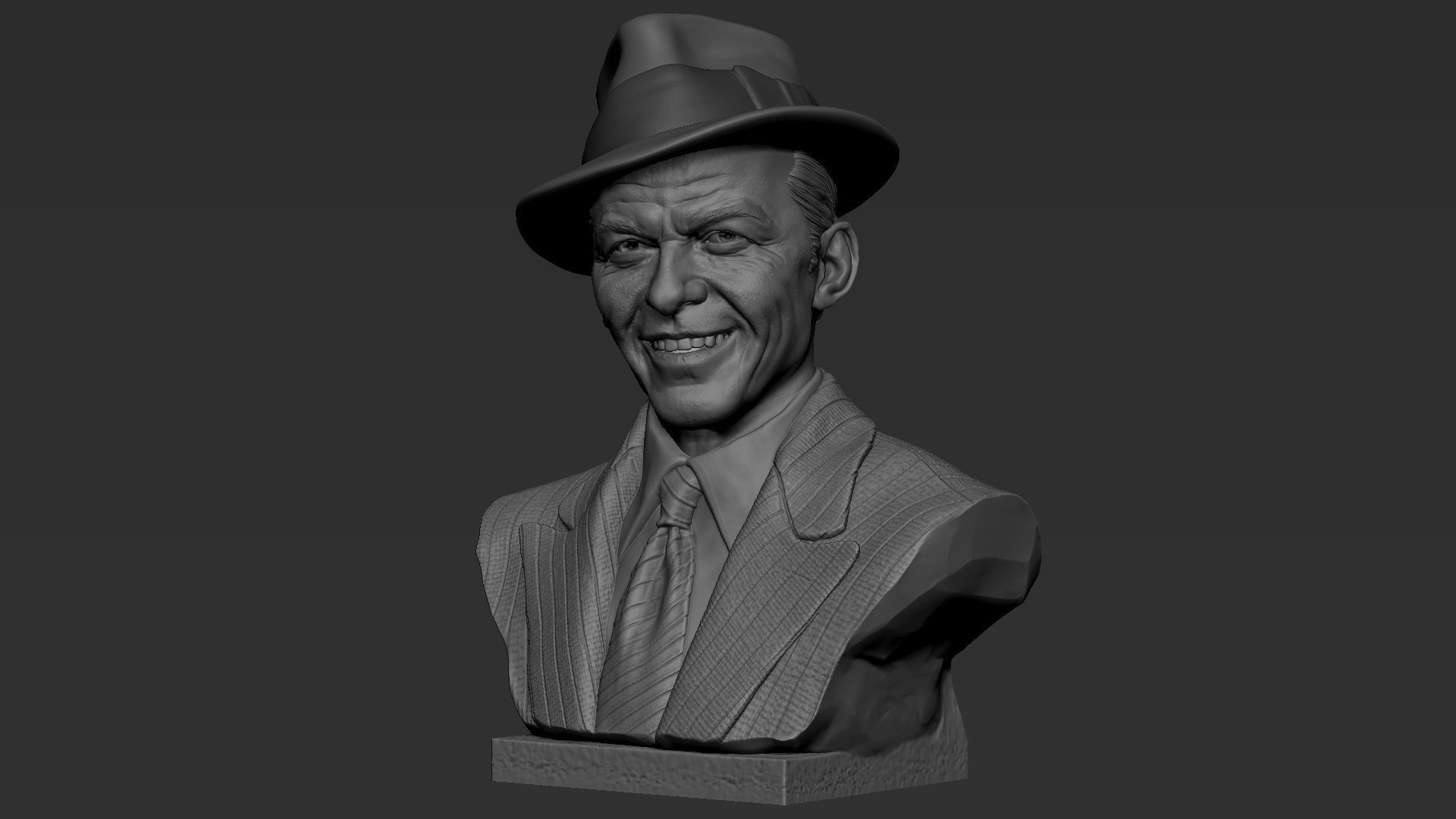 Frank Sinatra 3D print model_35