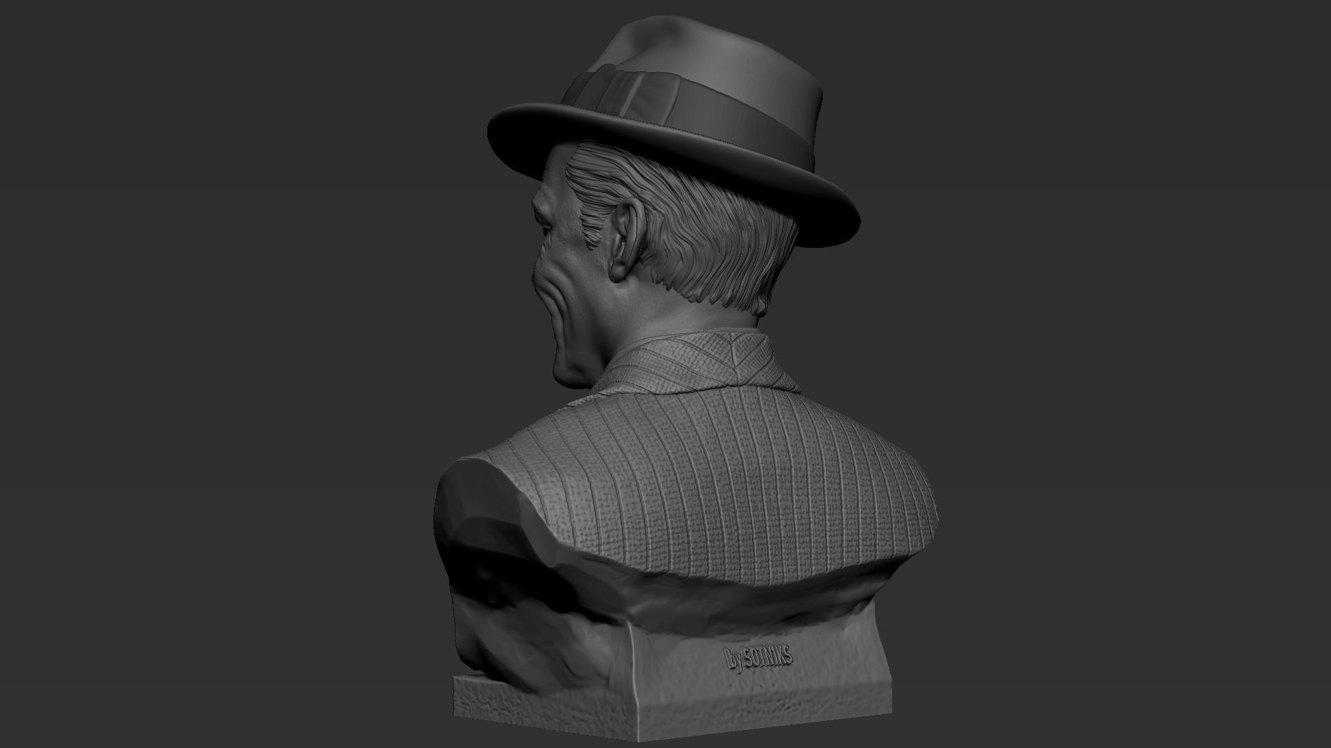 Frank Sinatra 3D print model_7