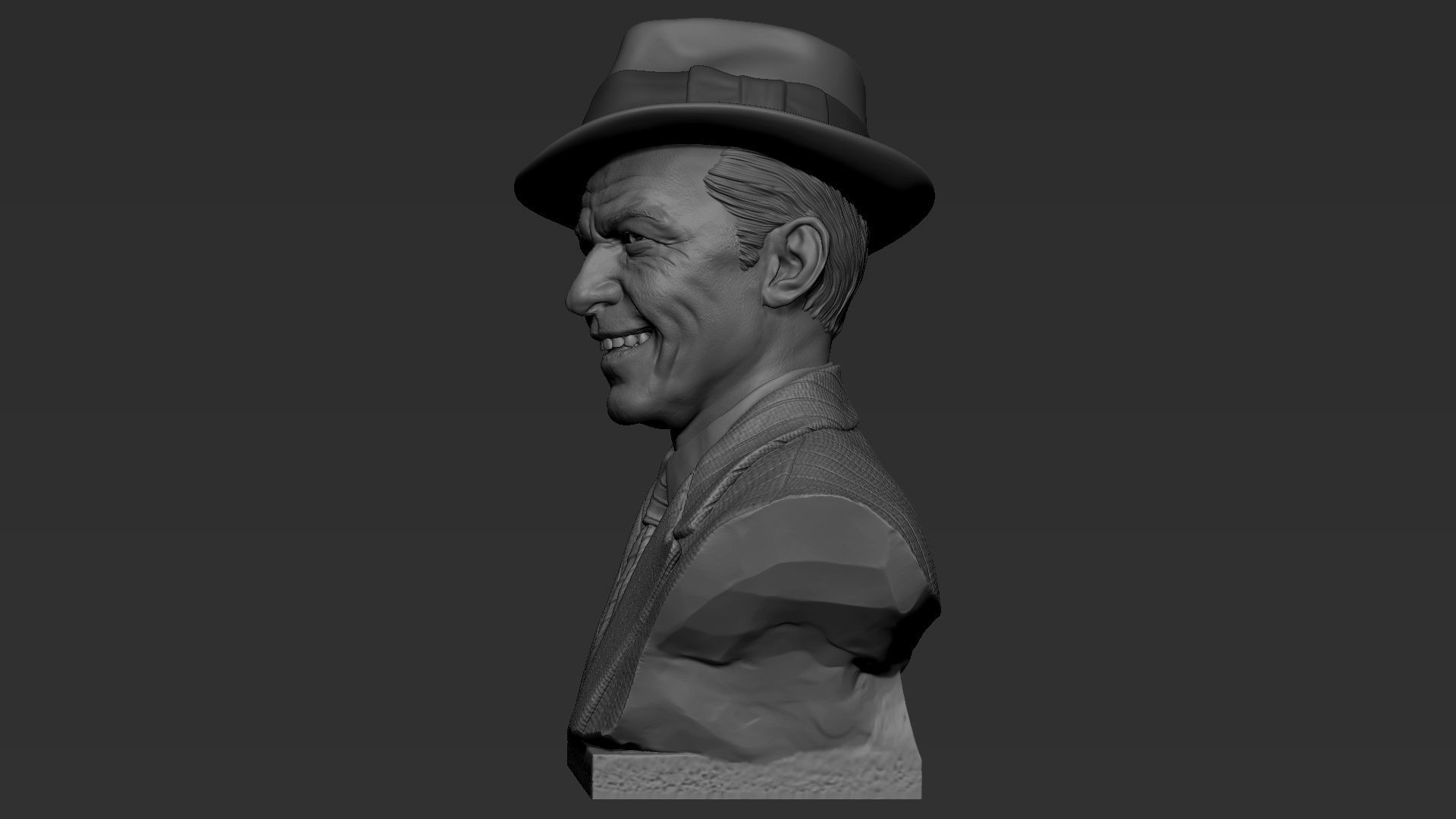 Frank Sinatra 3D print model_40