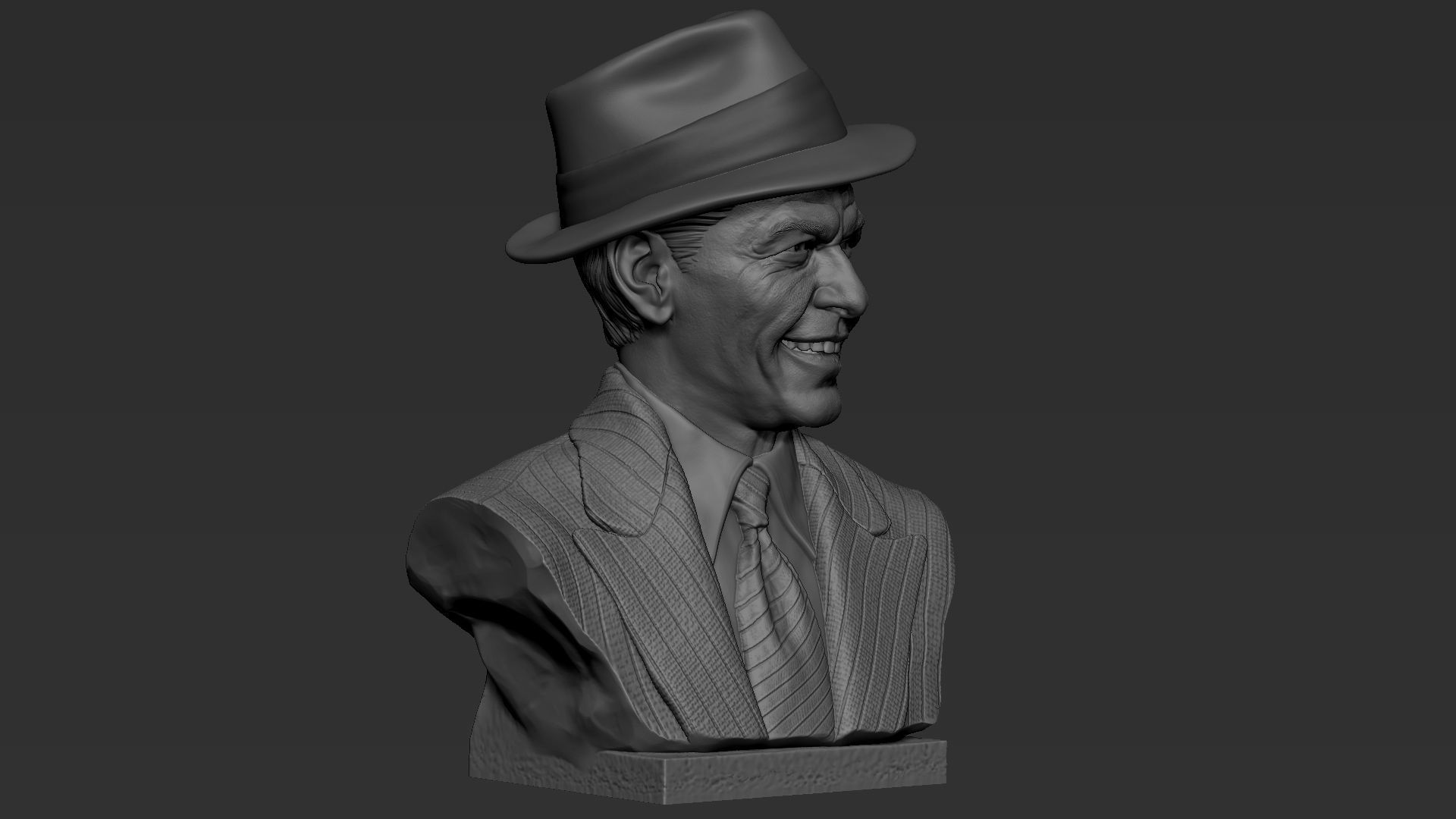 Frank Sinatra 3D print model_23