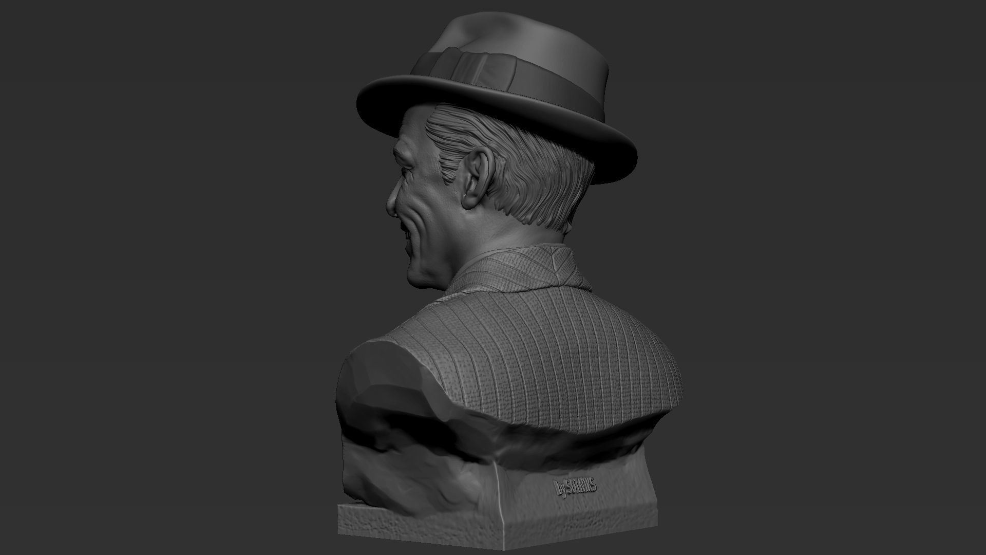 Frank Sinatra 3D print model_6