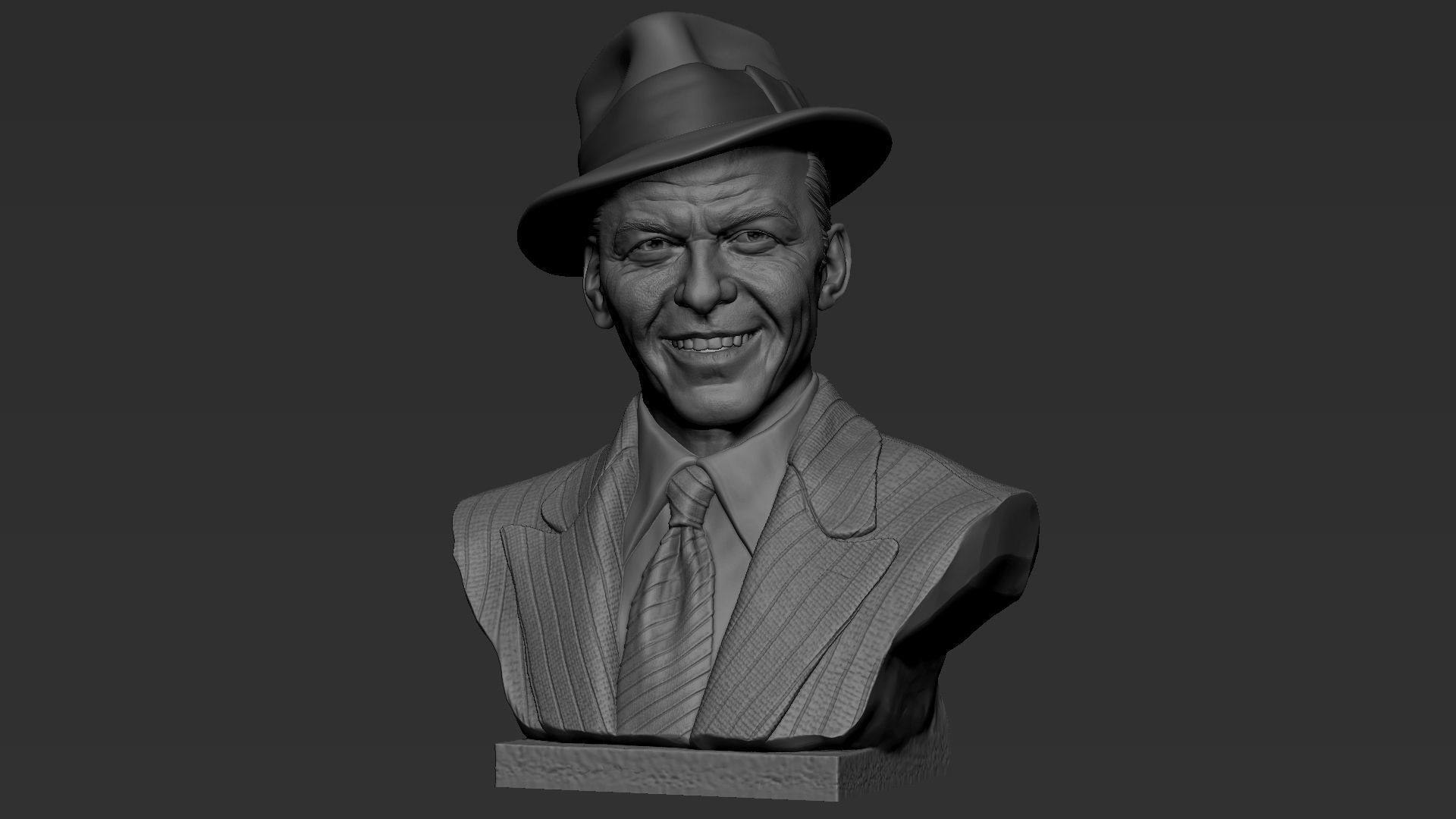 Frank Sinatra 3D print model_24