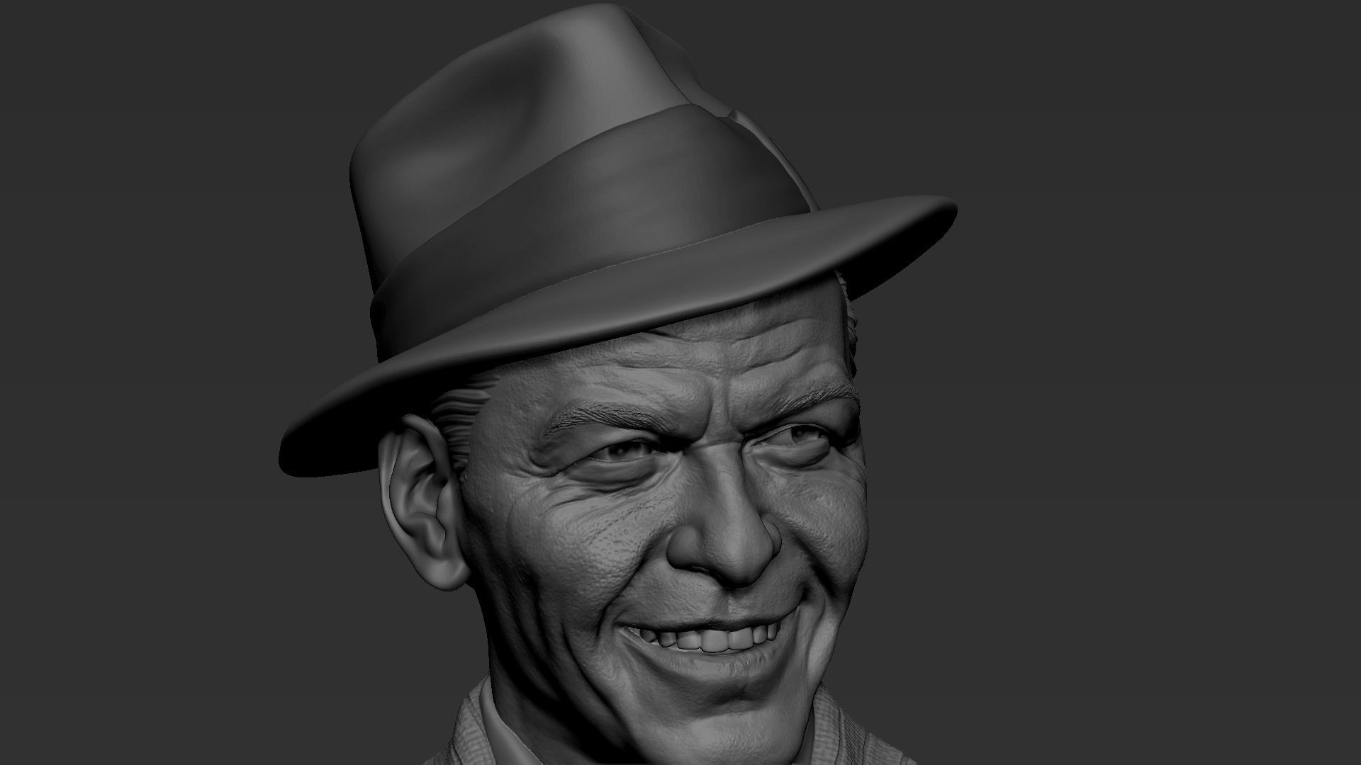 Frank Sinatra 3D print model_34