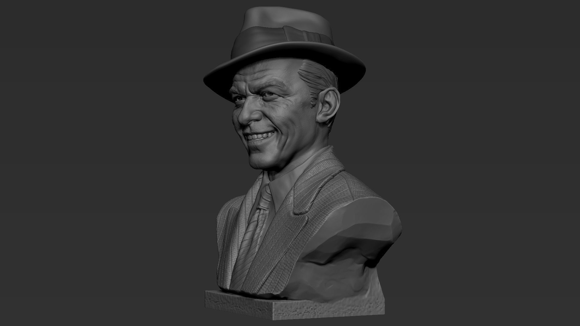Frank Sinatra 3D print model_38