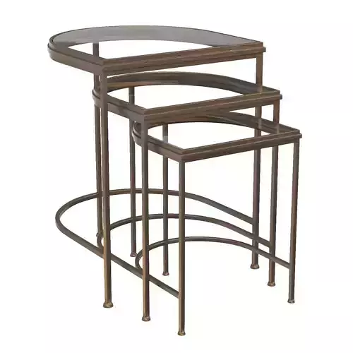 India Nesting Tables 3D model