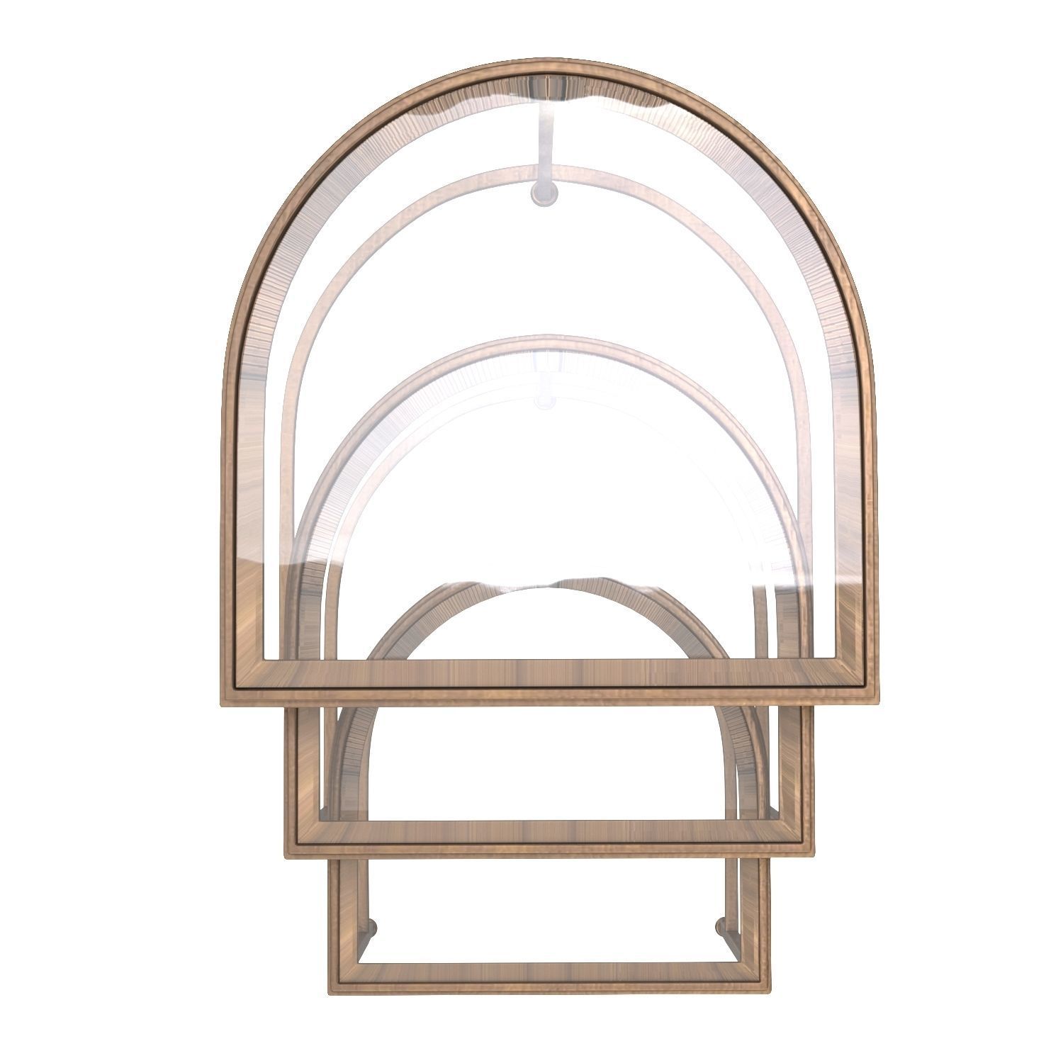 India Nesting Tables 3D model_2