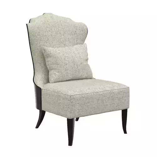 Hooker Furniture Living Room Sanctuary Belle Fleur Slipper Chair