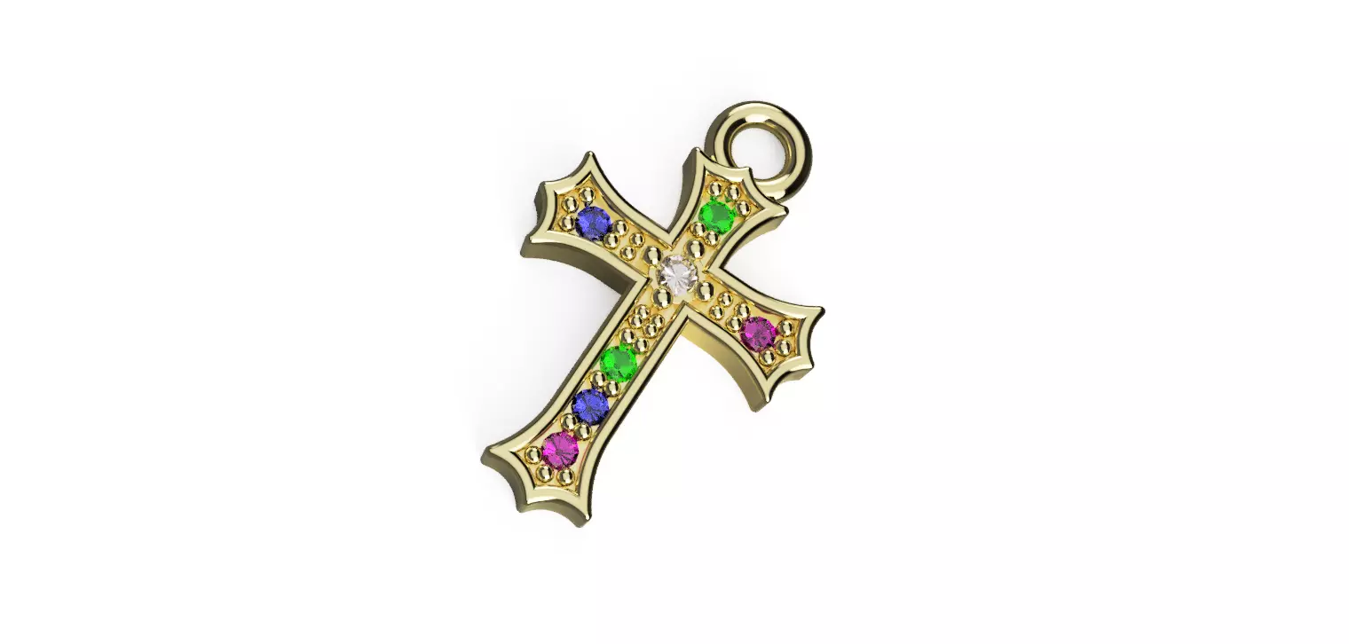 Small Crucifix Pendant Free 3D print model