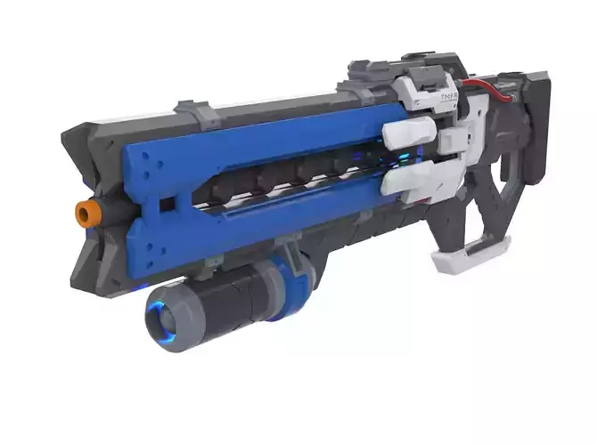 Soldier 76 Pulse Blaster - Overwatch - Commercial - STL 3D print model