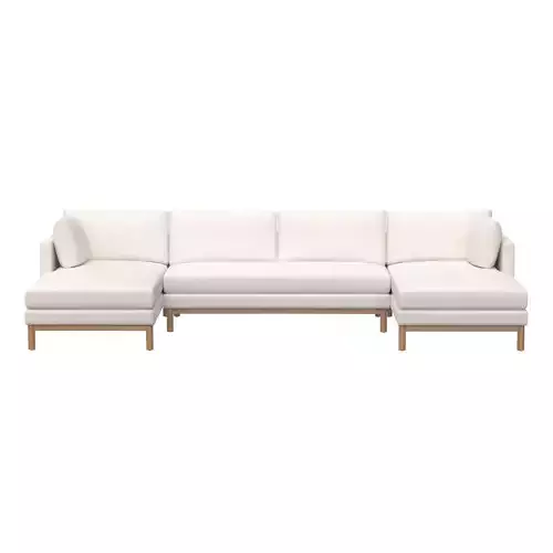 Hargrove 3-Piece U-Shaped Chaise Sectional 138 inch