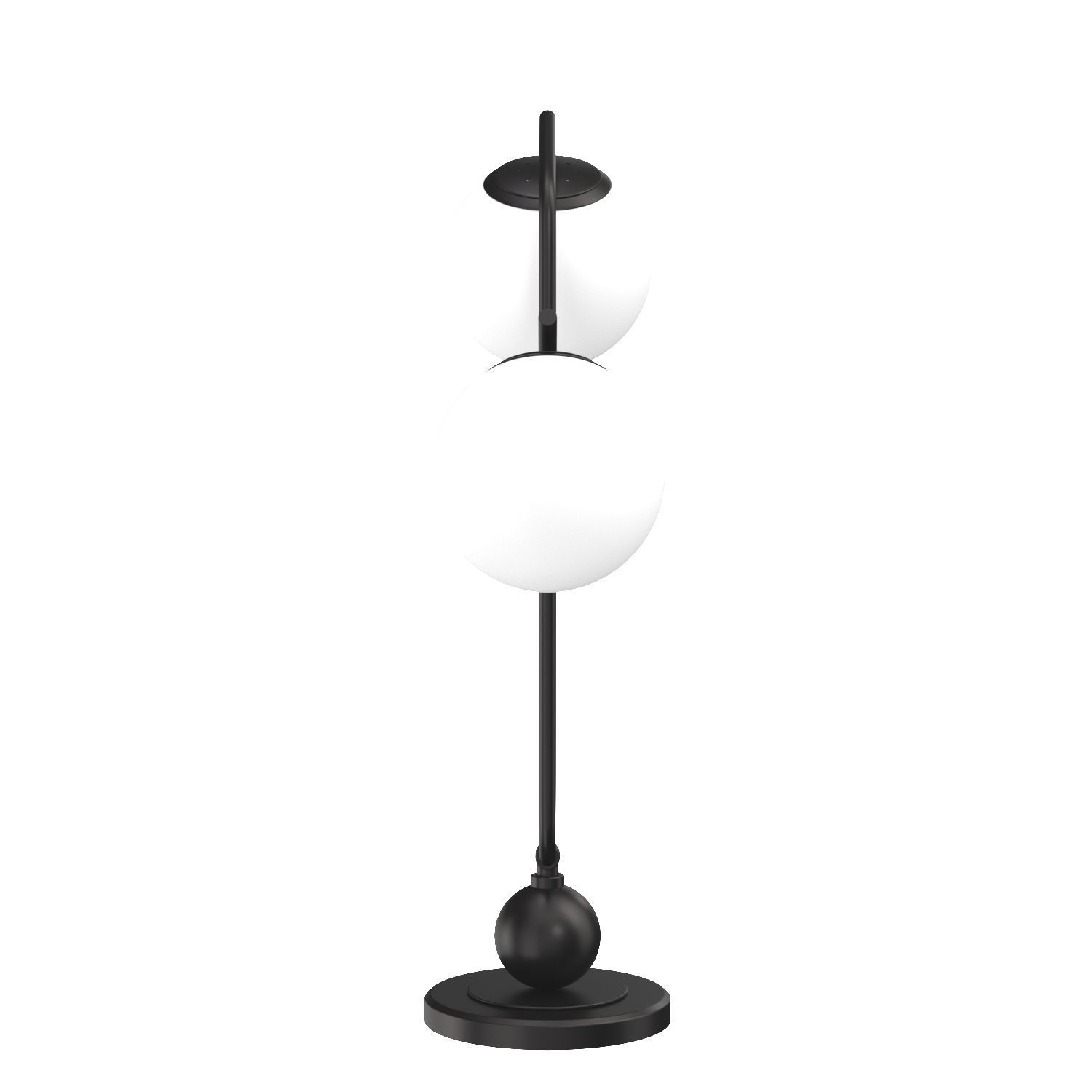 Hamilton Tl-2 Globe Light Metal And Marble 3D model_1