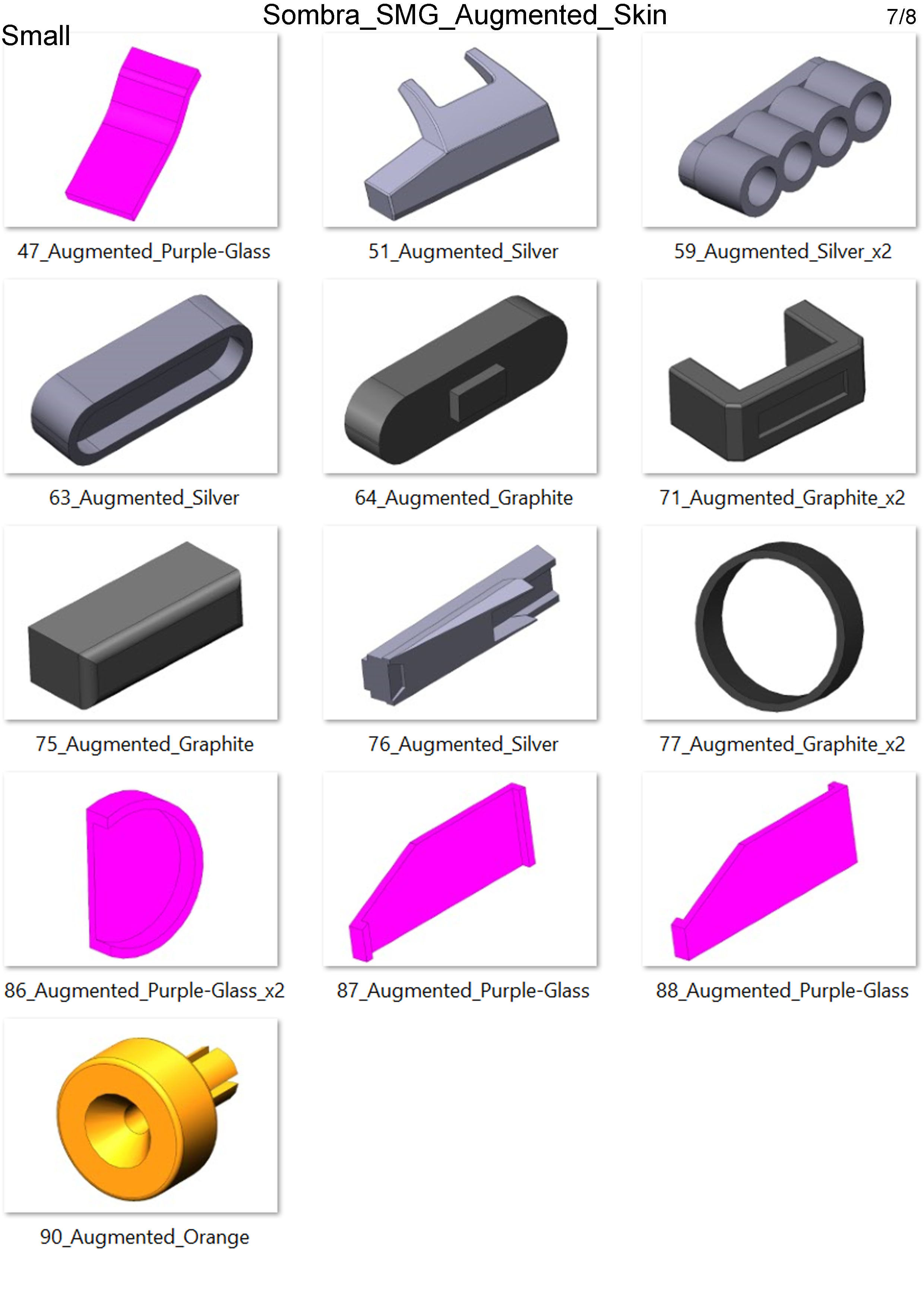 Sombra Blaster Augmented - Overwatch - Commercial - STL 3D print model_15