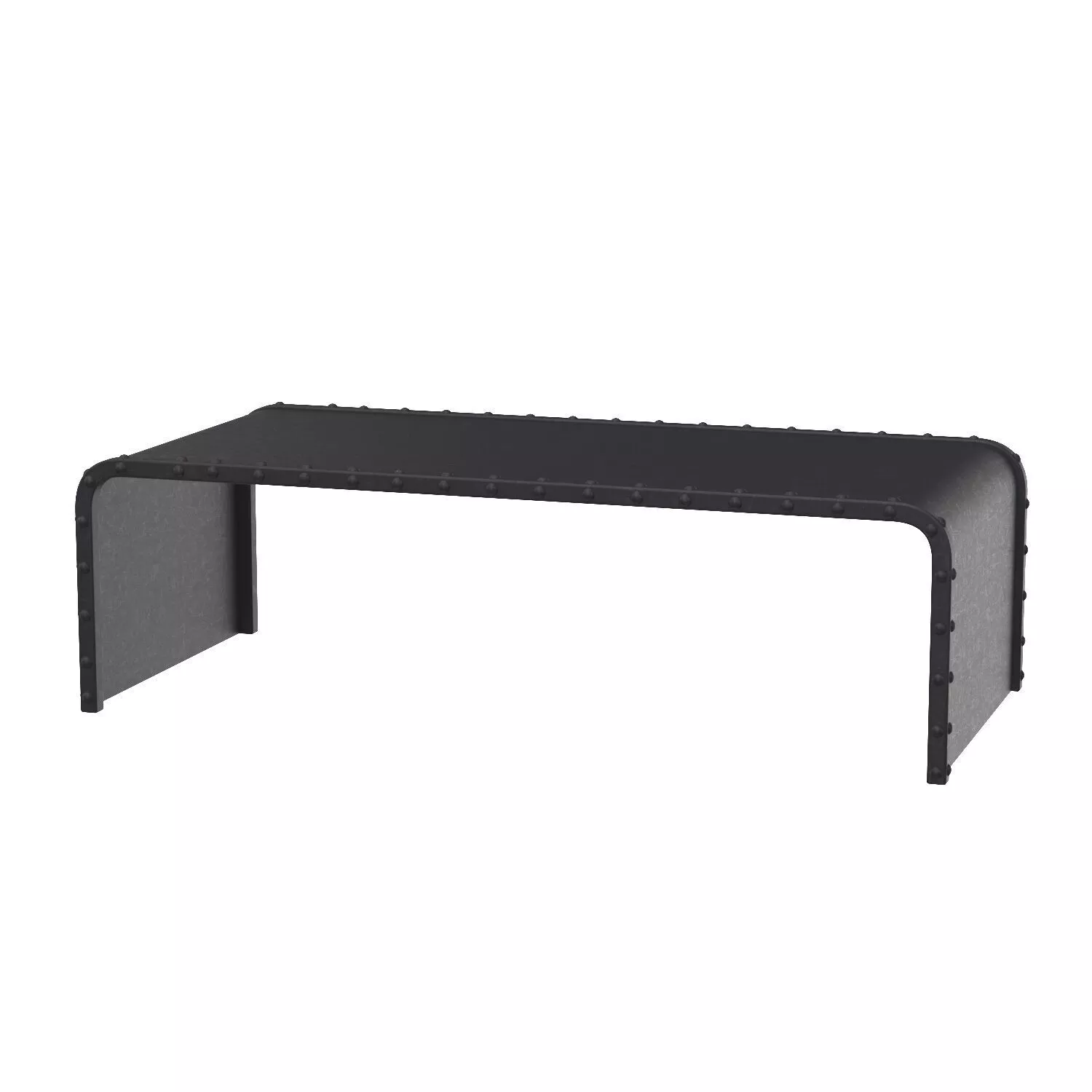 Gunmetal Industrial Coffee Table 3D model