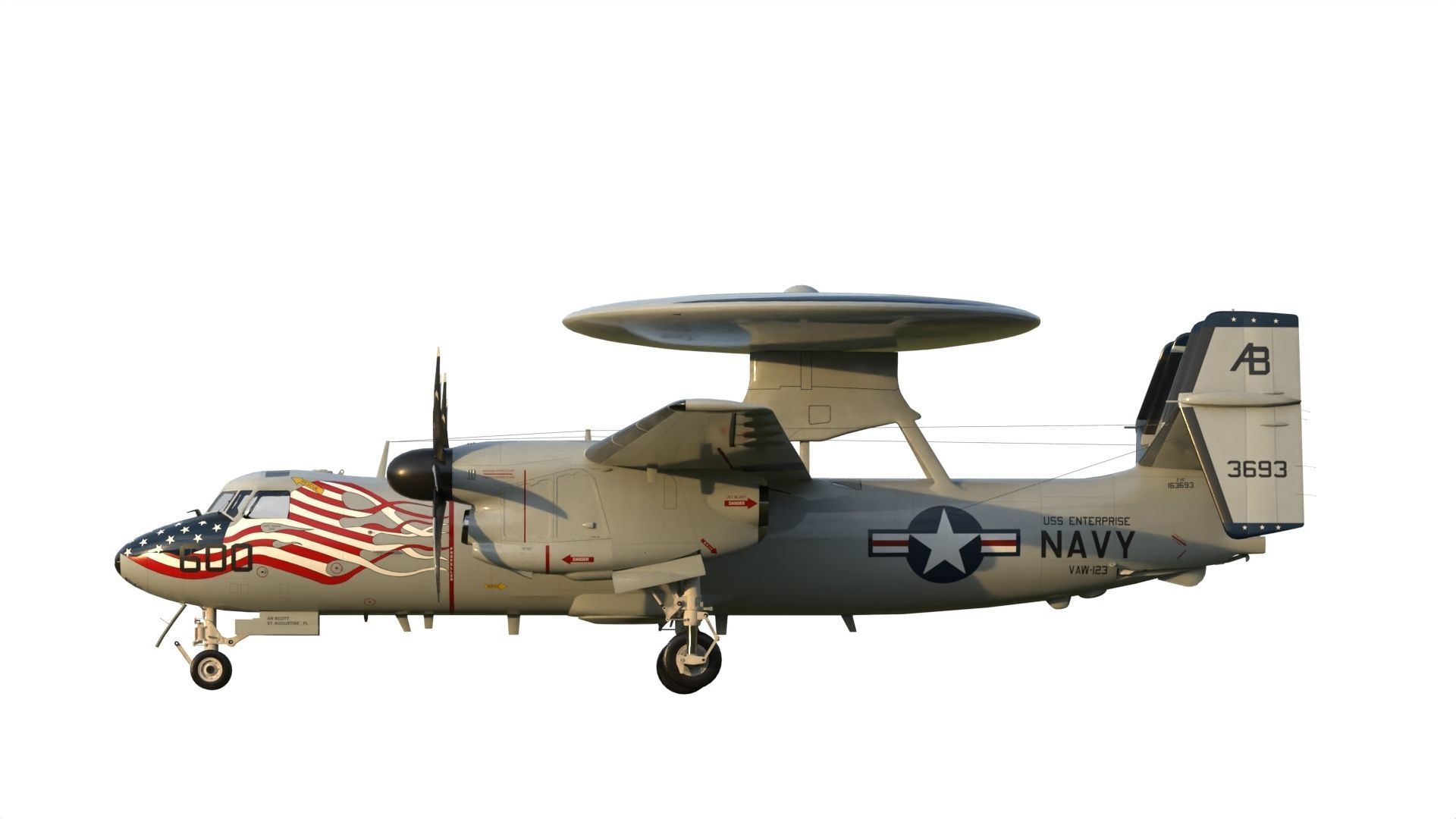 E-2 Hawkeye 3D model_10