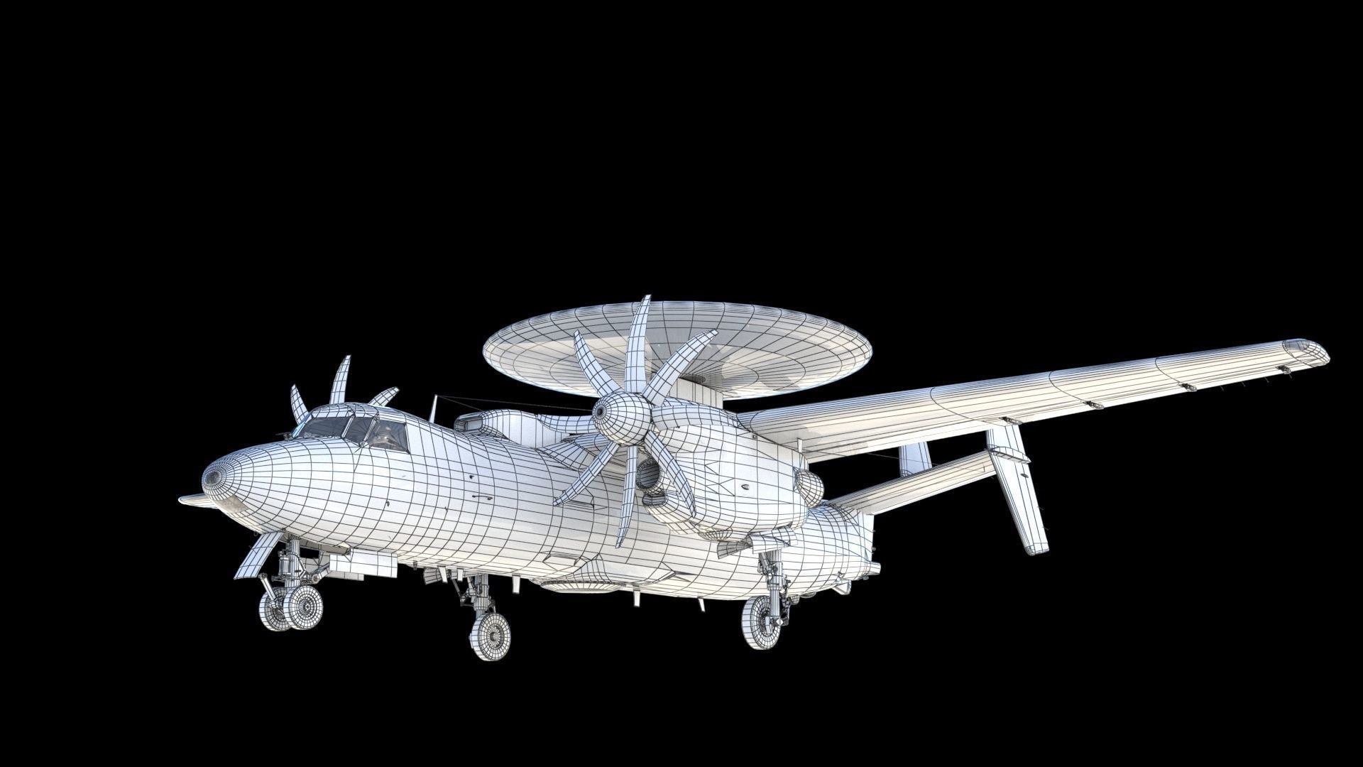 E-2 Hawkeye 3D model_24