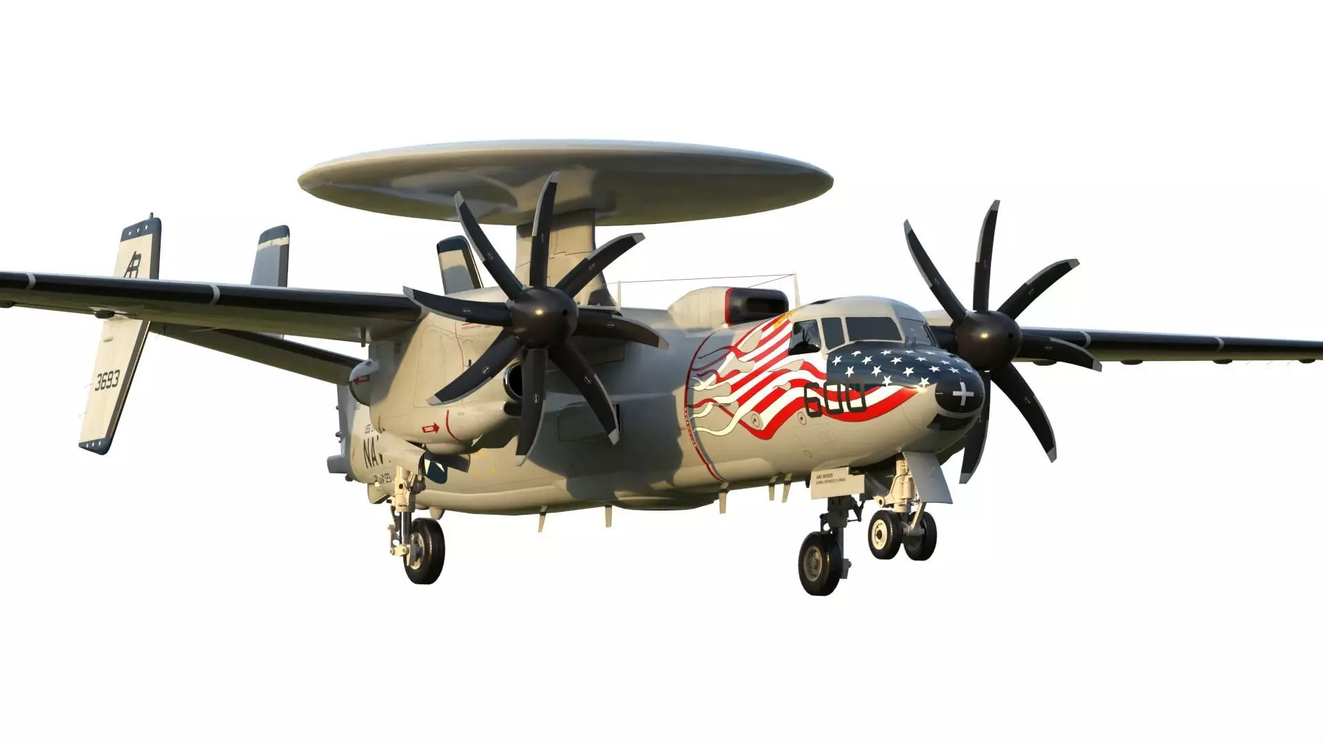 E-2 Hawkeye 3D model_0