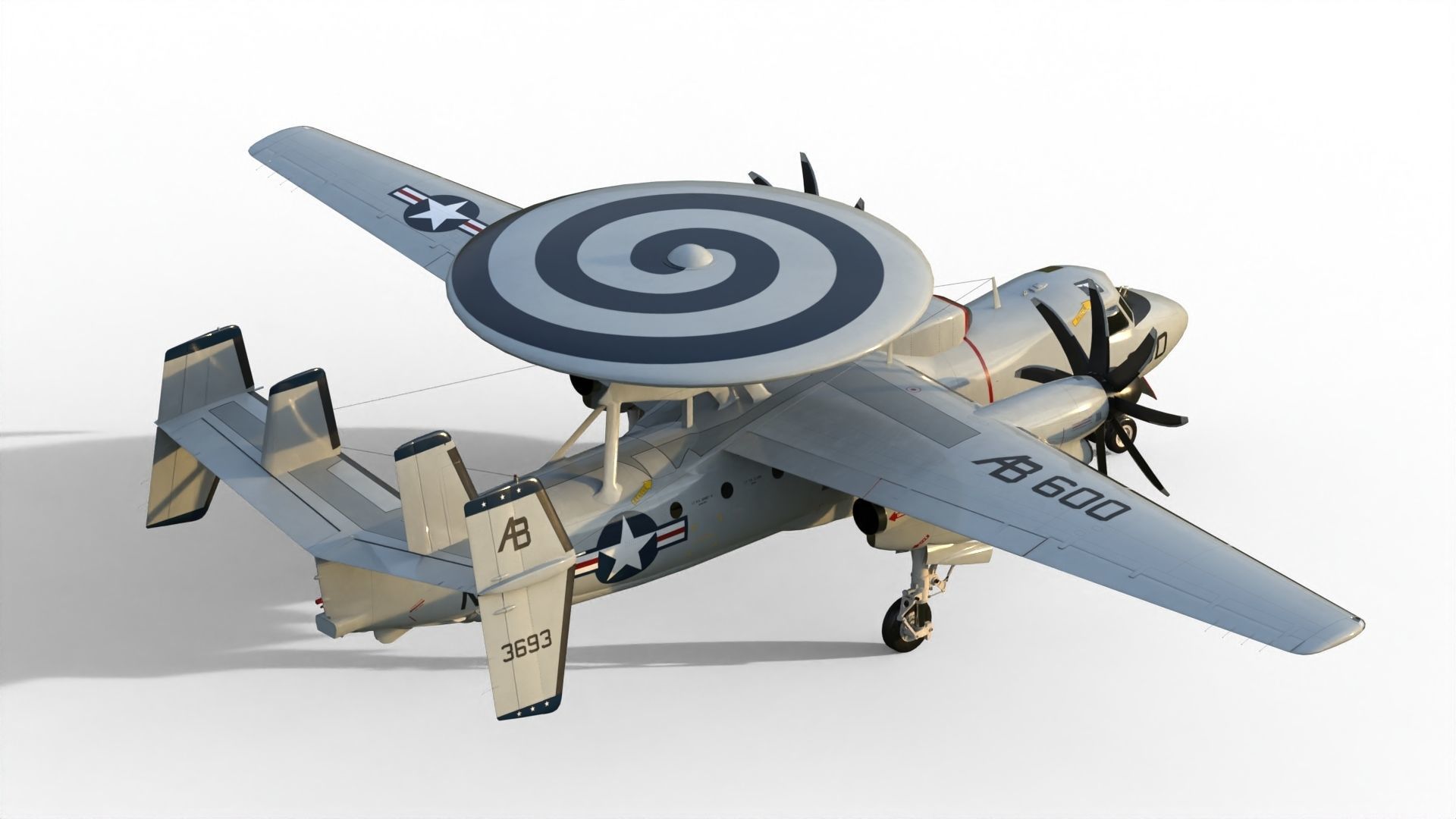 E-2 Hawkeye 3D model_16