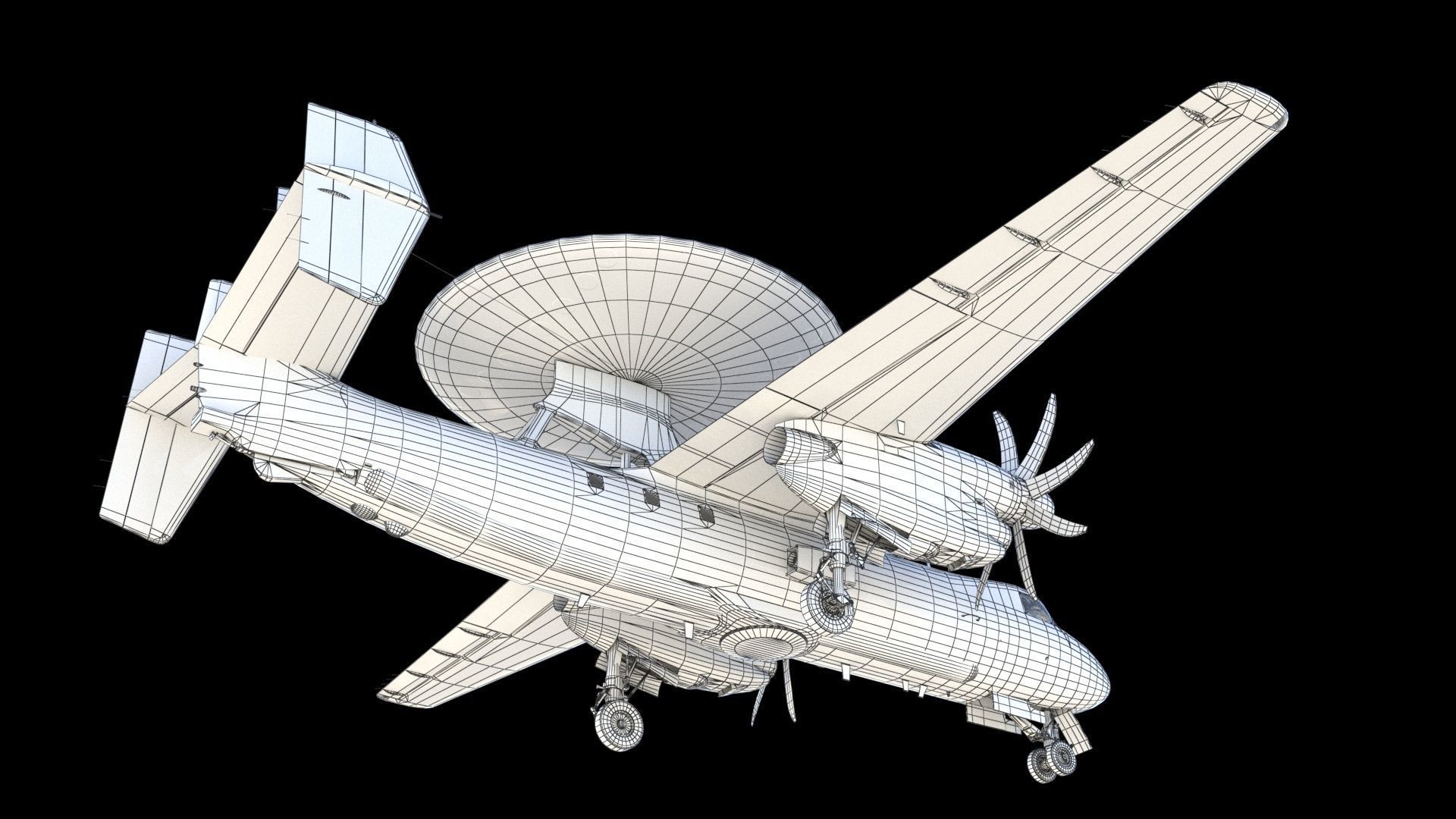 E-2 Hawkeye 3D model_22
