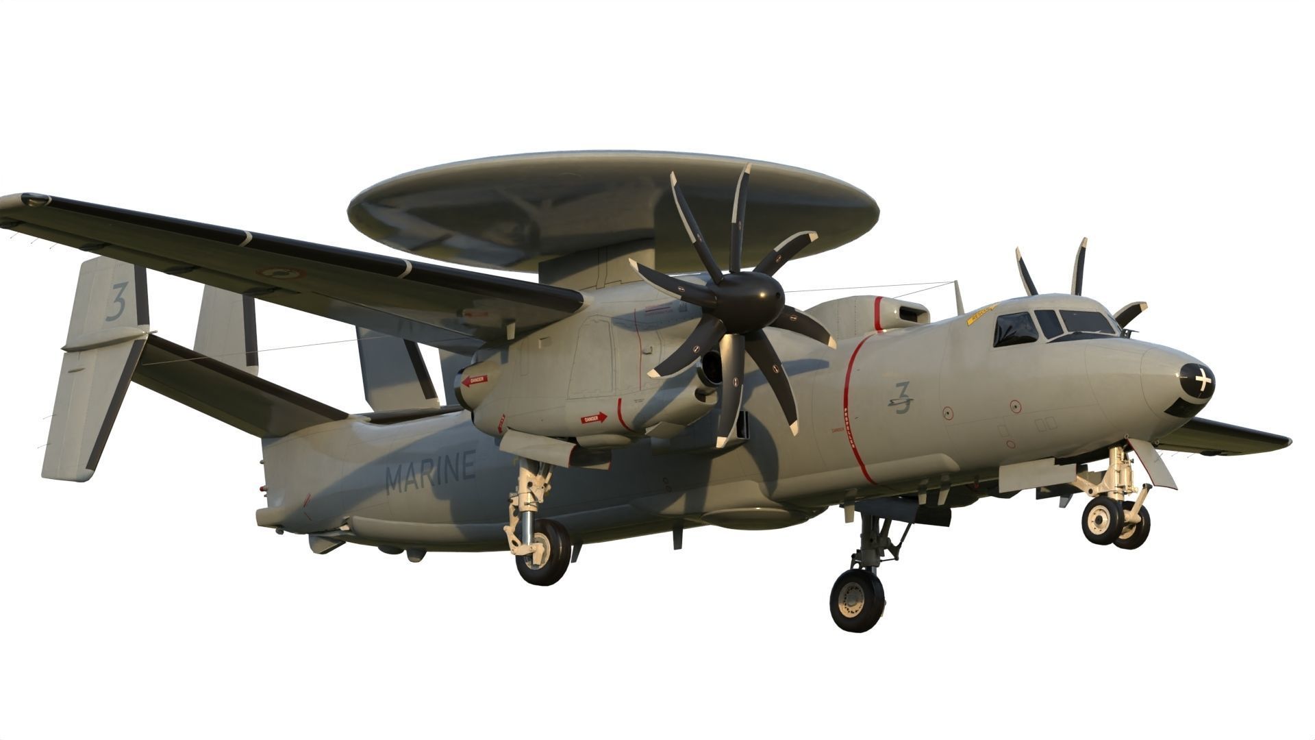 E-2 Hawkeye 3D model_12