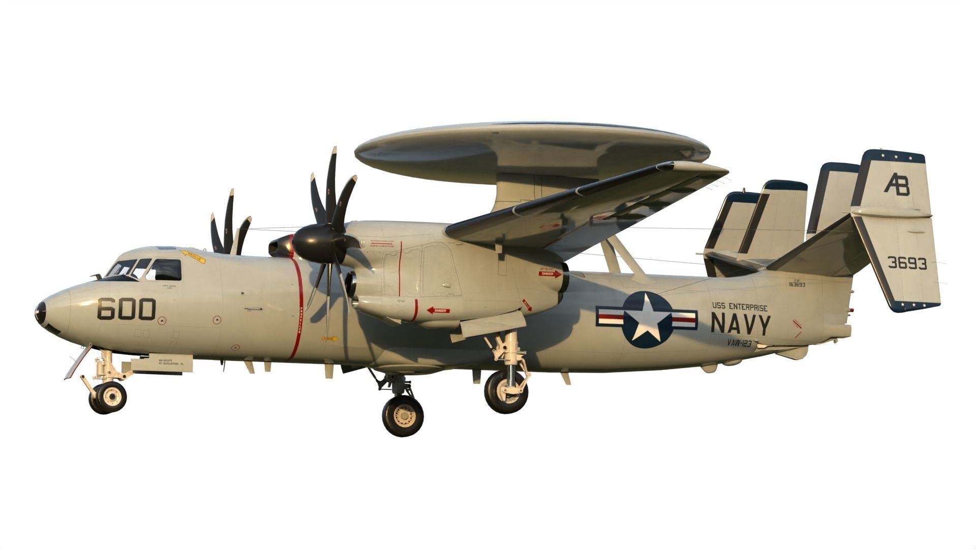 E-2 Hawkeye 3D model_17