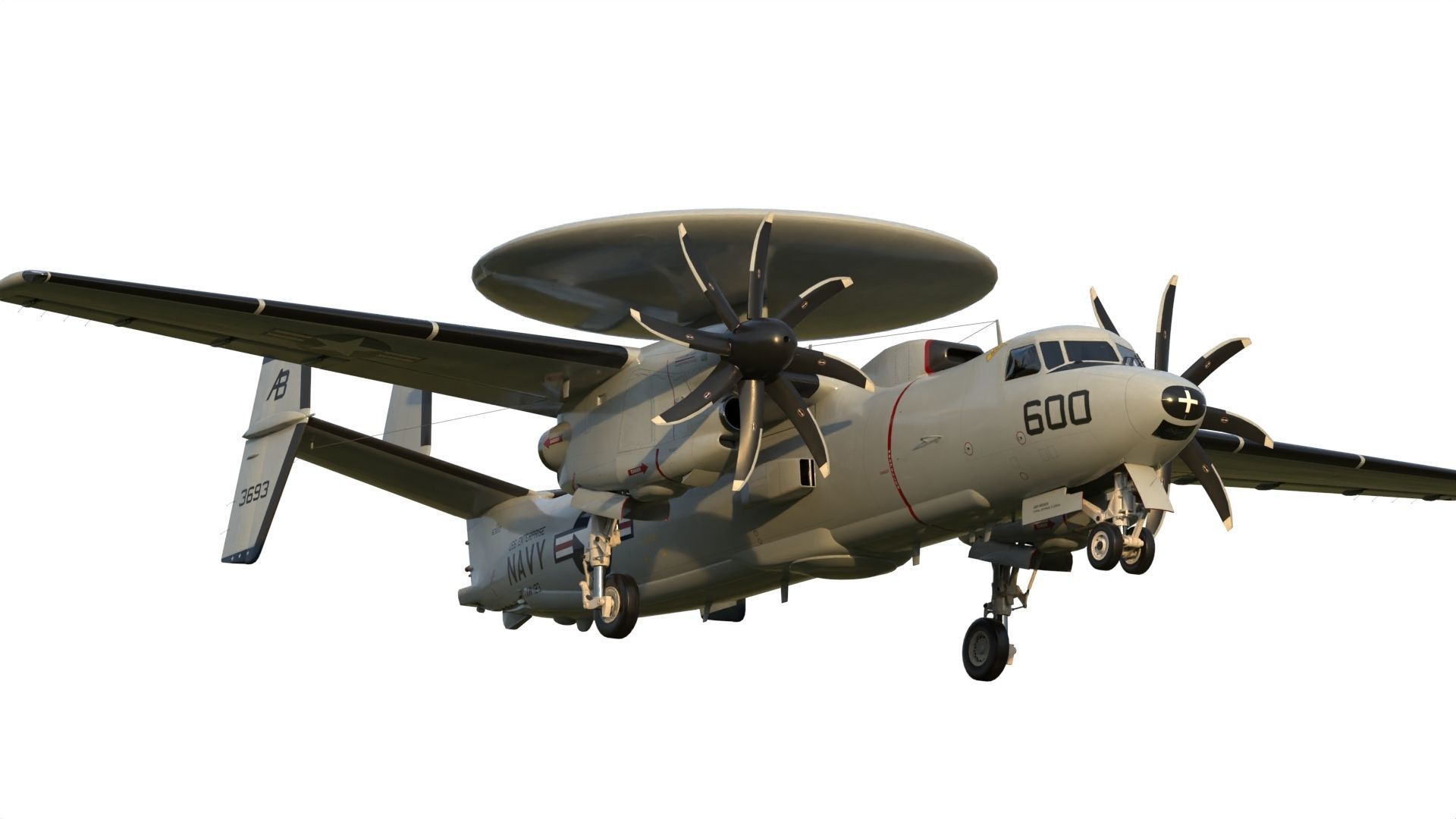 E-2 Hawkeye 3D model_5