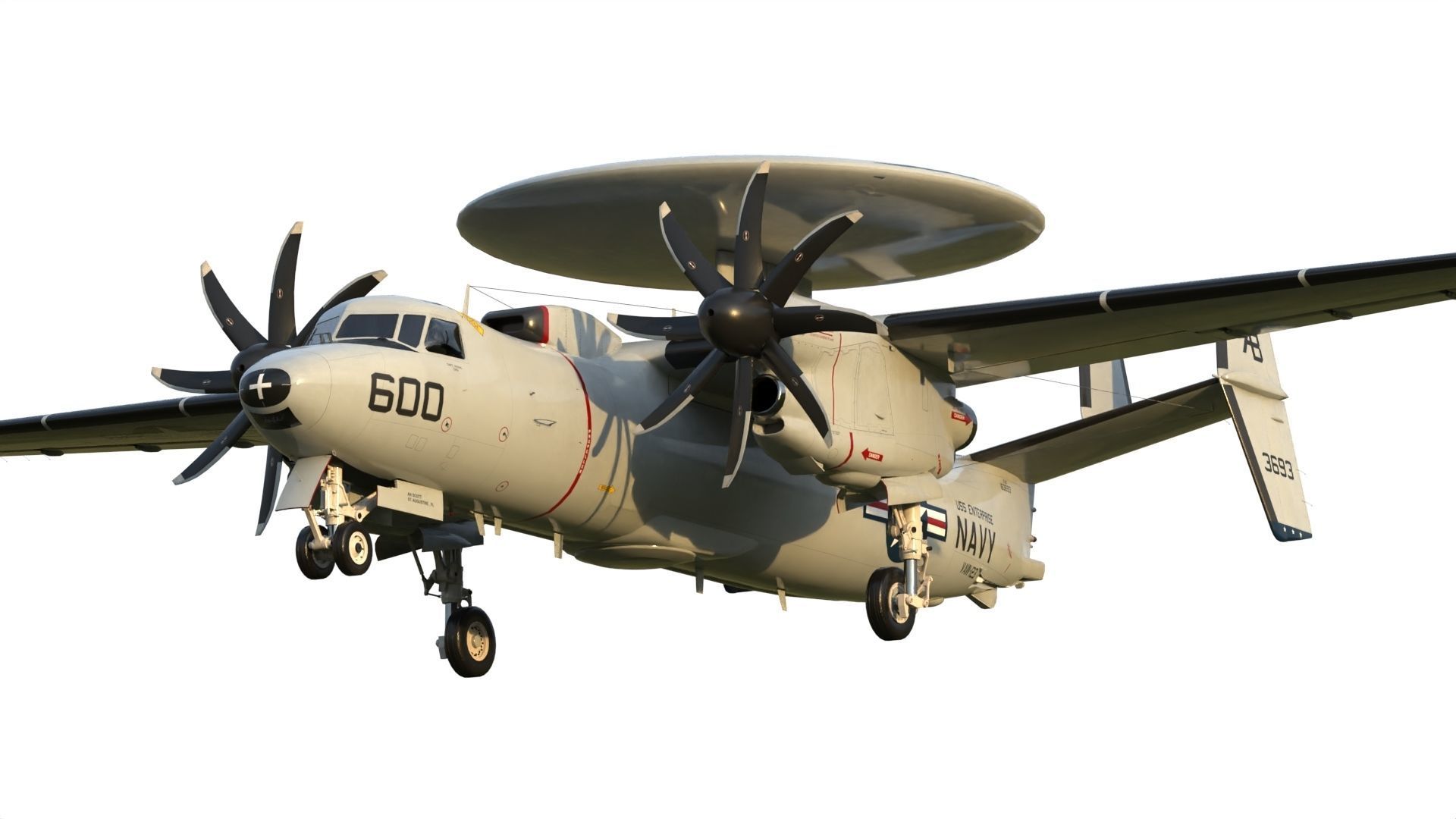 E-2 Hawkeye 3D model_1